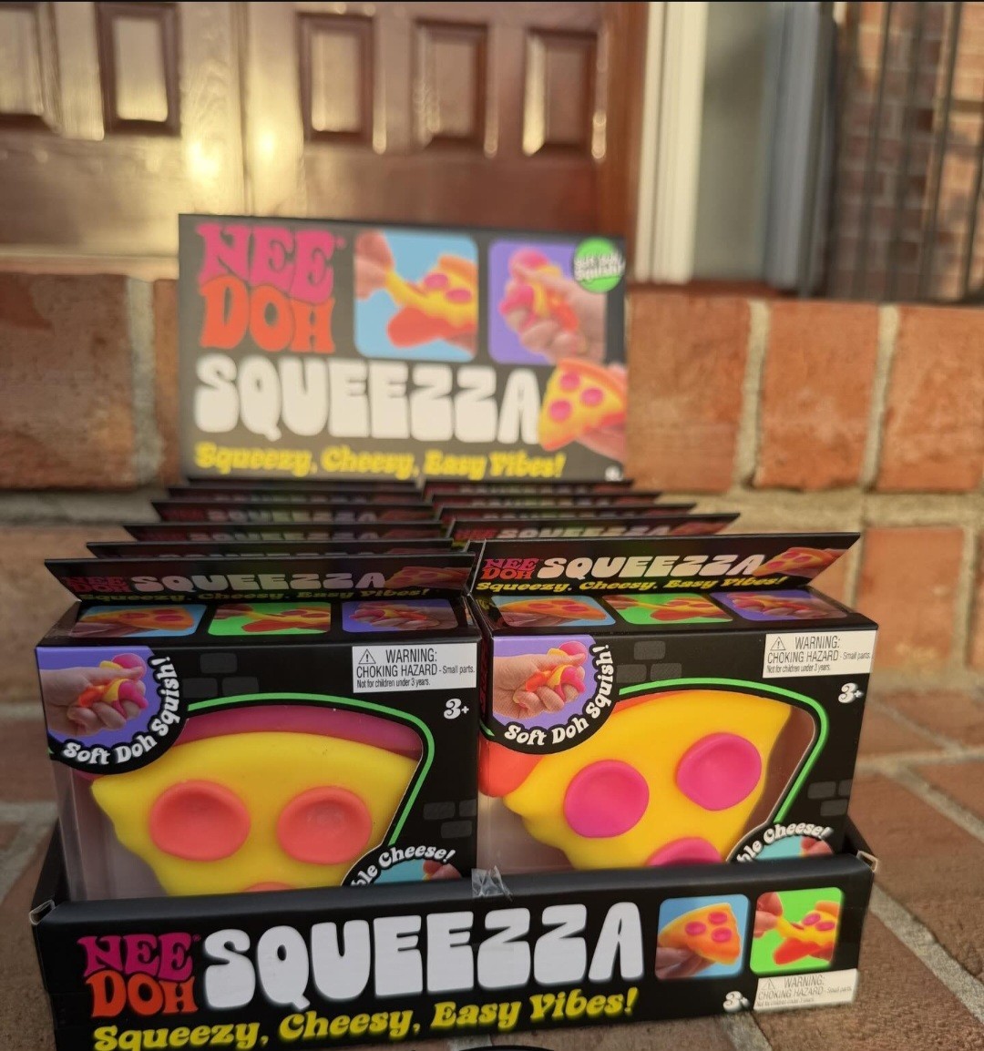 1 random color Viral Needoh Squeeza (Pizza). New & Sealed, Fast Shipping!