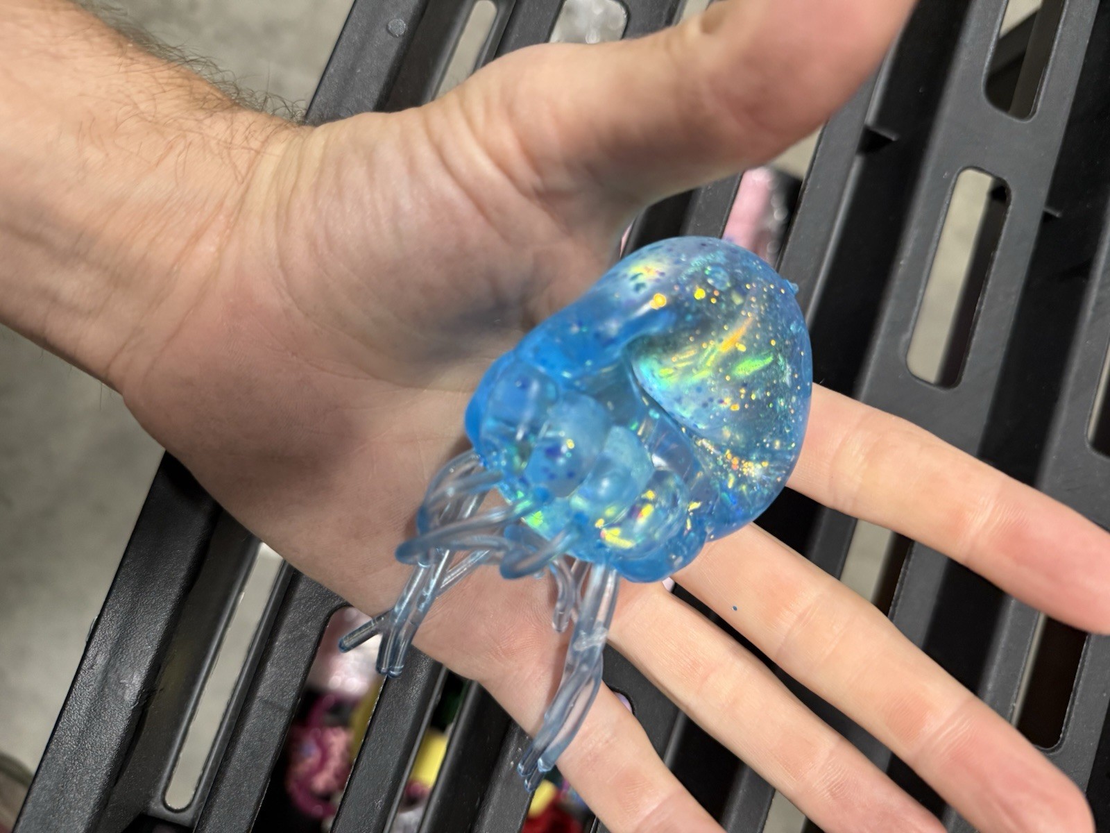 NeeDoh Blue Jelly Squish Jellyfish Fidget Sensory Toy – US Seller