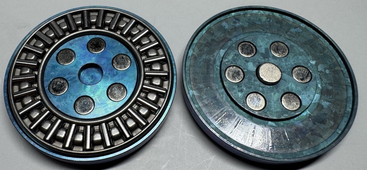 ACEDC Haptic Coin Milk Cover- Ice Crystal Titanium Sapphire Blue/Purple-40g-RARE