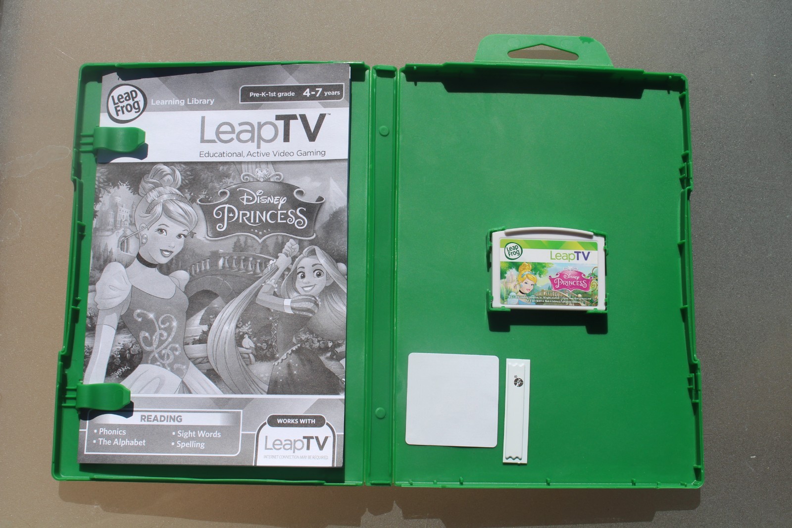 Leap TV Disney Princess Educational Video Game Cinderella / Rapunzel