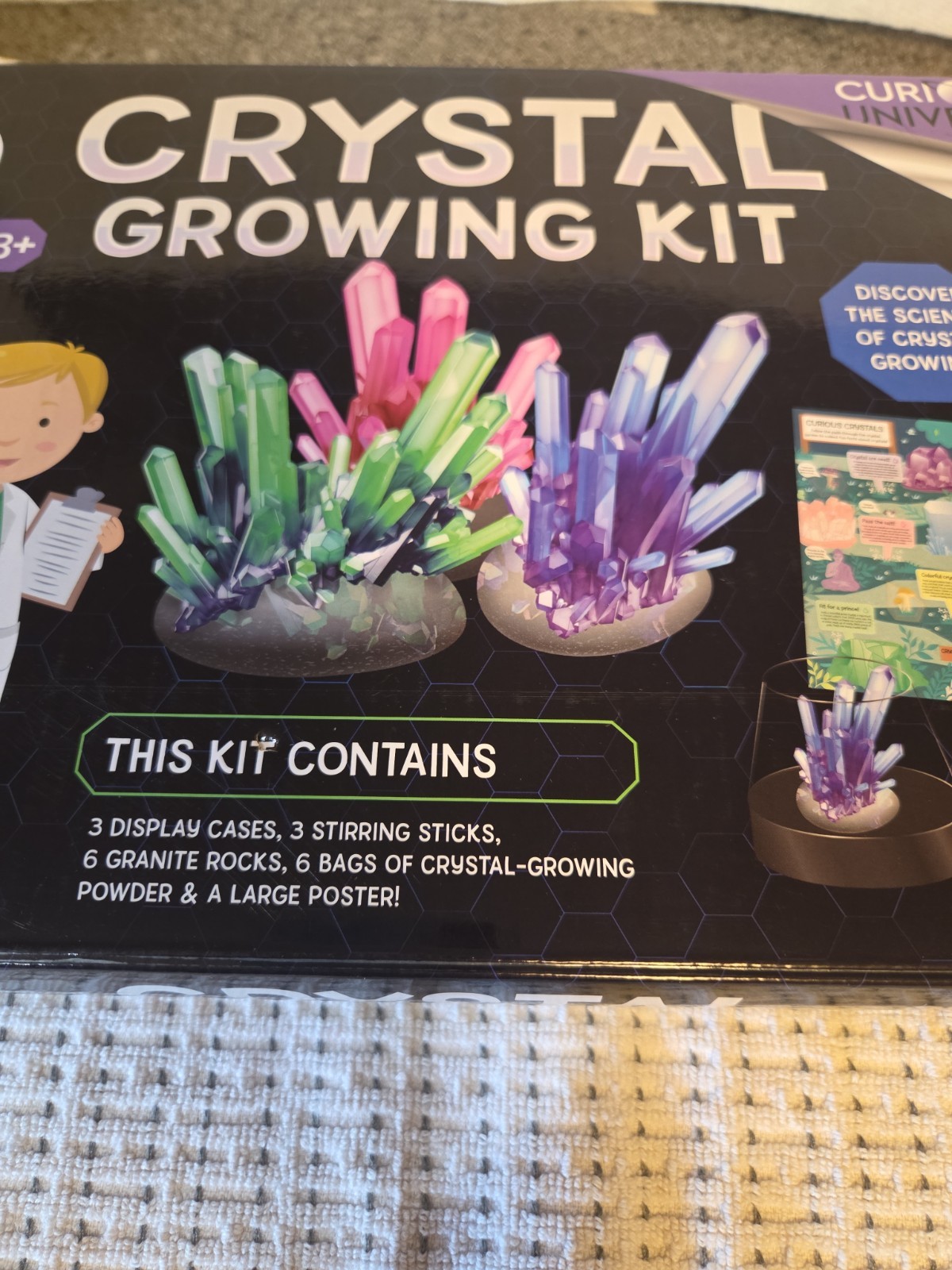Crystal Growing Kit for Kids Educational Science Experiment- Brand New In Box