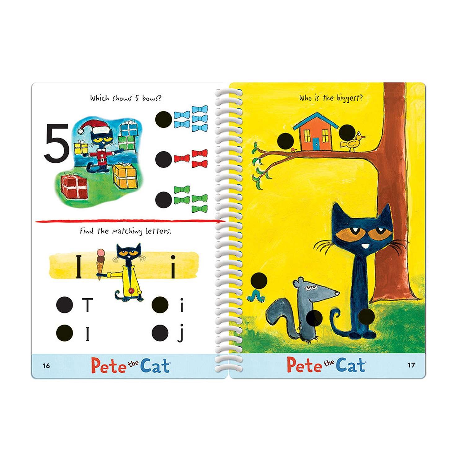 Educational Insights Hot Dots Jr. Pete the Cat Preschool Level 1 Books & Pen