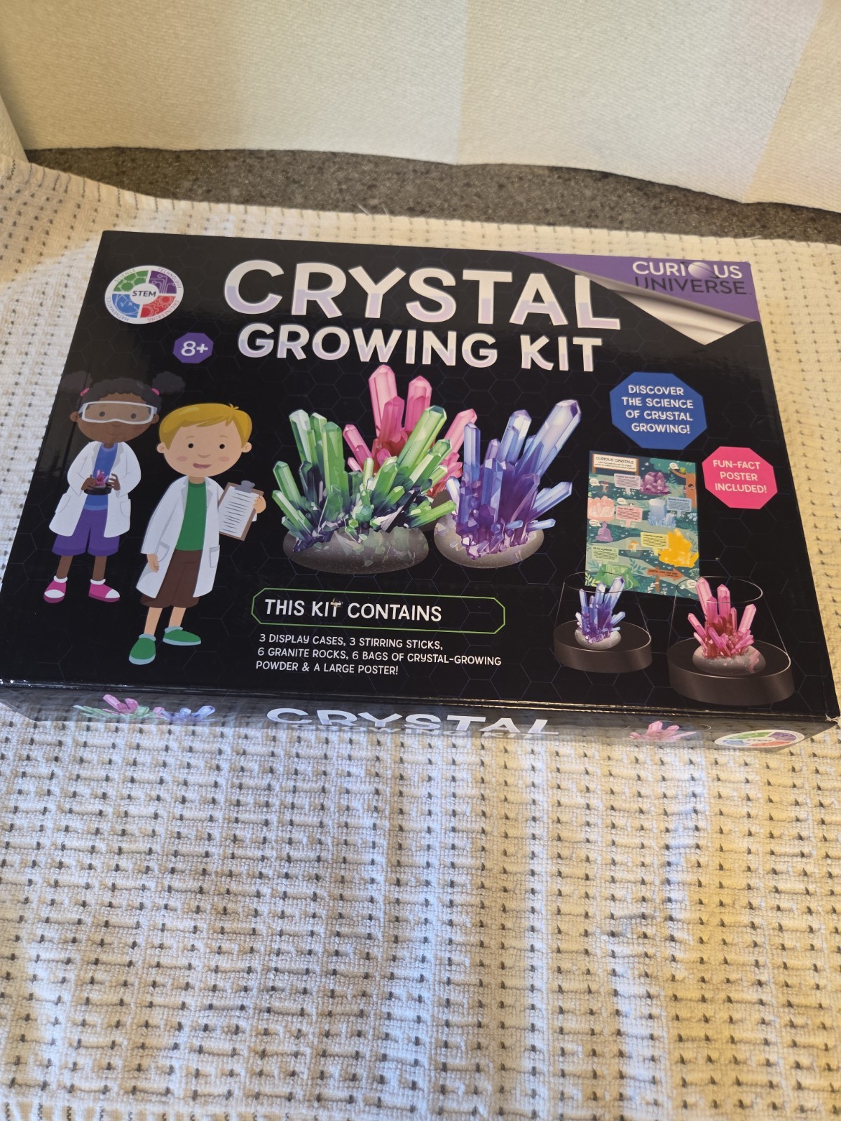 Crystal Growing Kit for Kids Educational Science Experiment- Brand New In Box