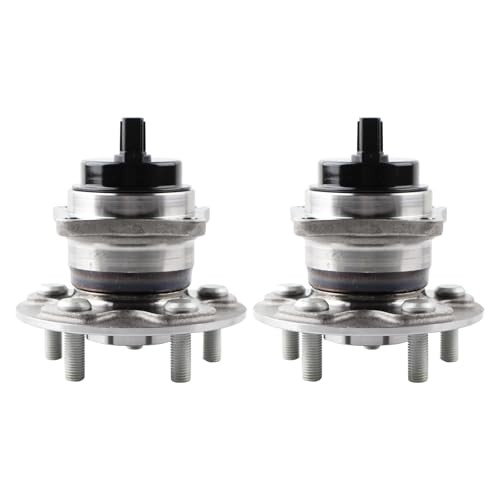 2 x Rear Wheel Hub Bearing Assembly w/ 5 Lug ABS Compatible with 2009-2018