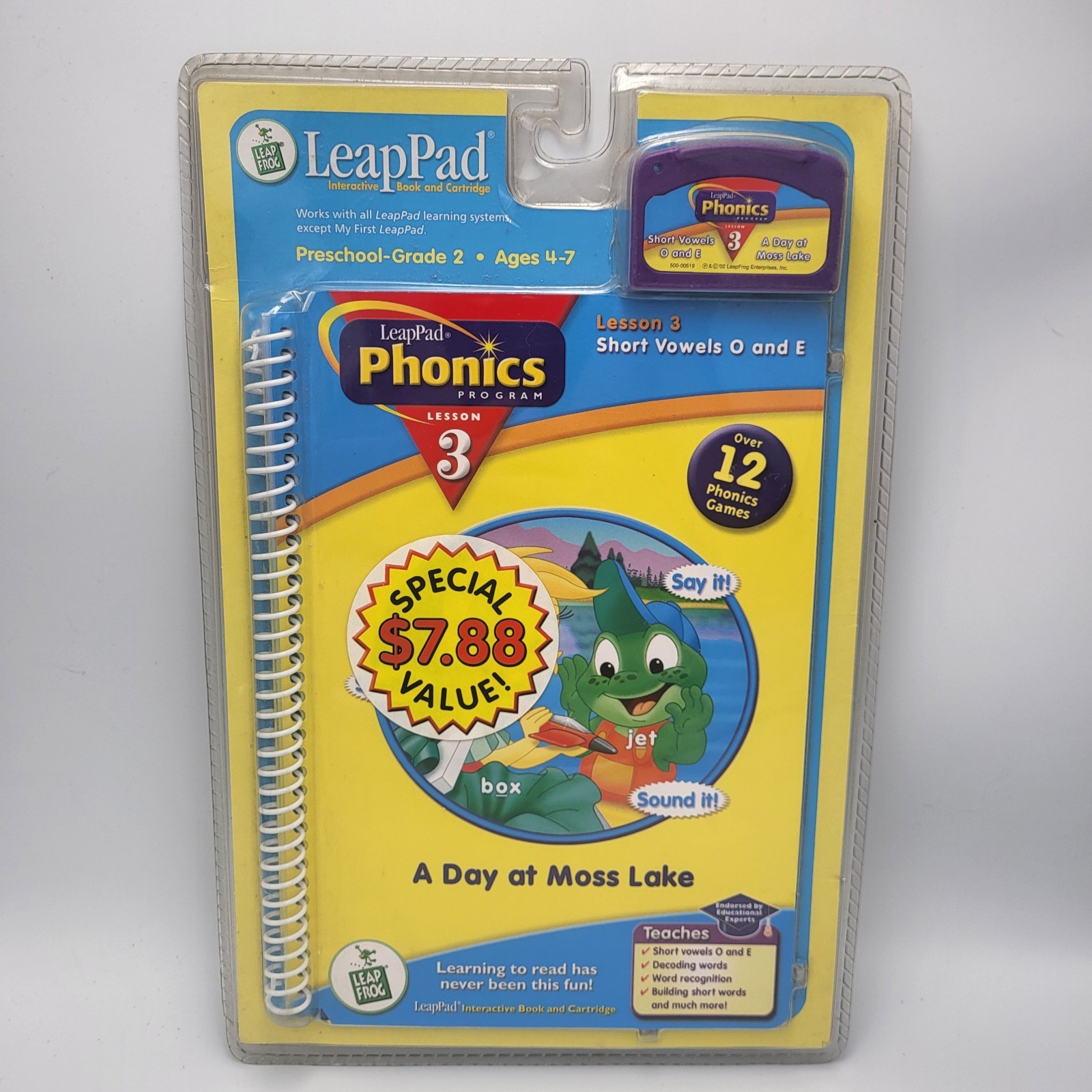 LeapFrog LeapPad Lot Of 4 Books, Bear In The Big Blue House, Scooby Doo, Pooh