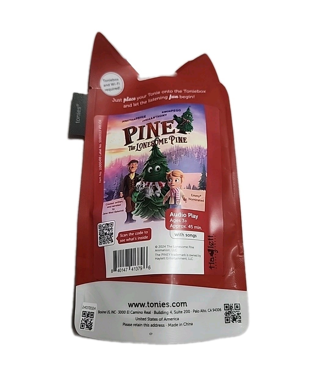 🎄 Piney: The Lonesome Pine Tonies Figure For Toniebox Players 🎄NEW