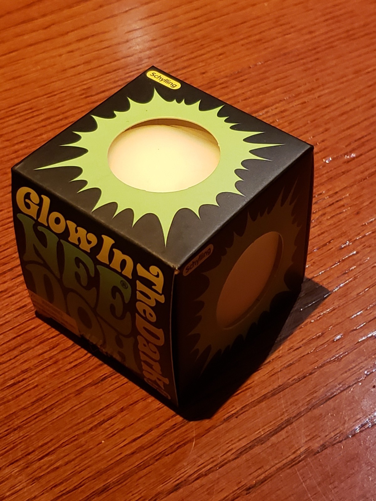 RARE 2017 Needoh Glow in The Dark Glob Original White- Brand New- AUTHENTIC!
