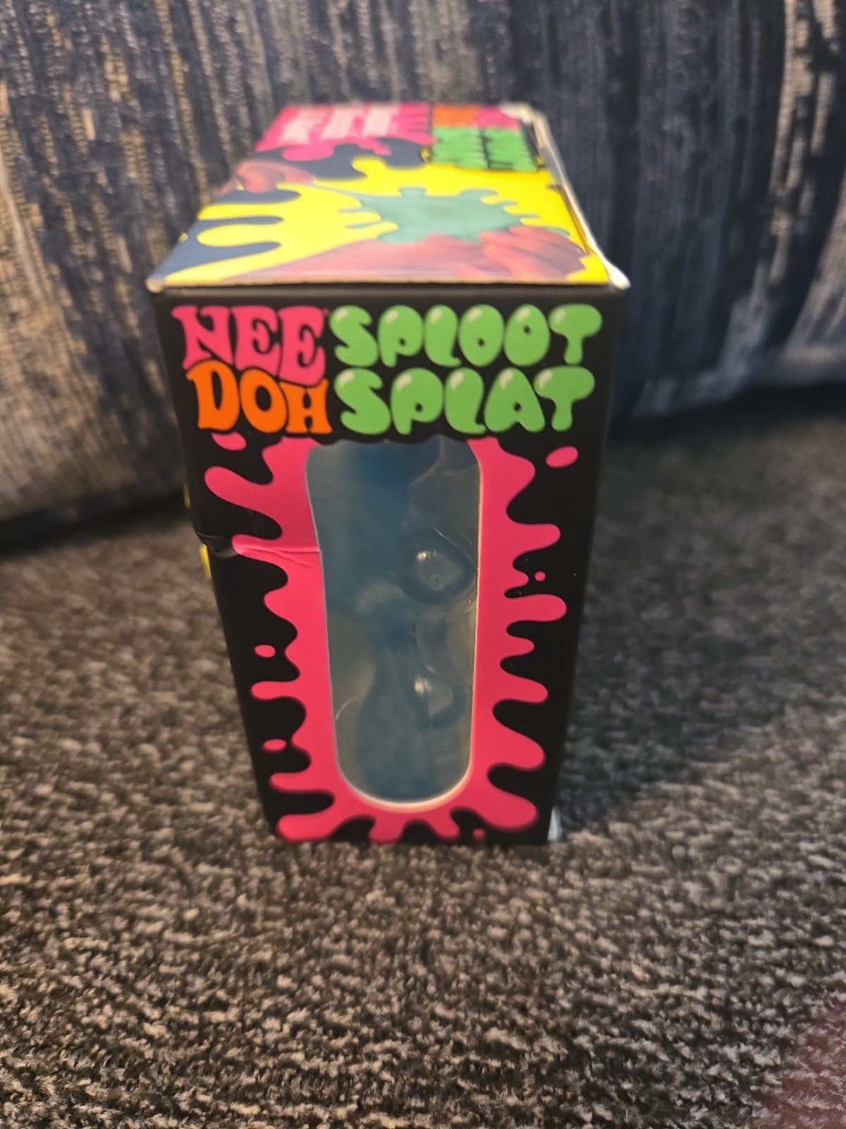 Schylling NeeDoh SPLOOT SPLAT Nee Doh SplootSplat Squishy Blue Factory Sealed
