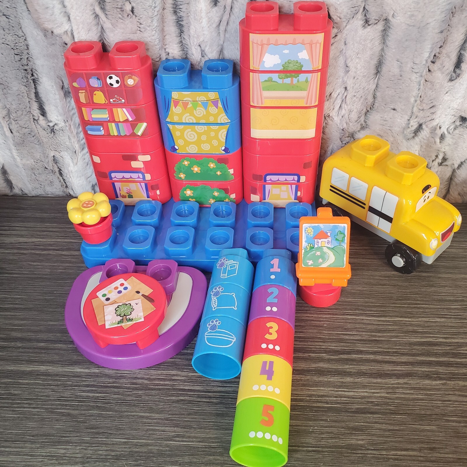 Leap Frog Building Blocks – ABC Smart House Replacement Parts & Pieces, 30 Pcs