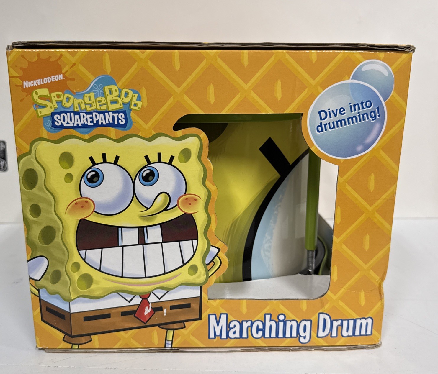 Nickelodeon Spongebob RARE IN BOX Marching Drum By First Act 2009