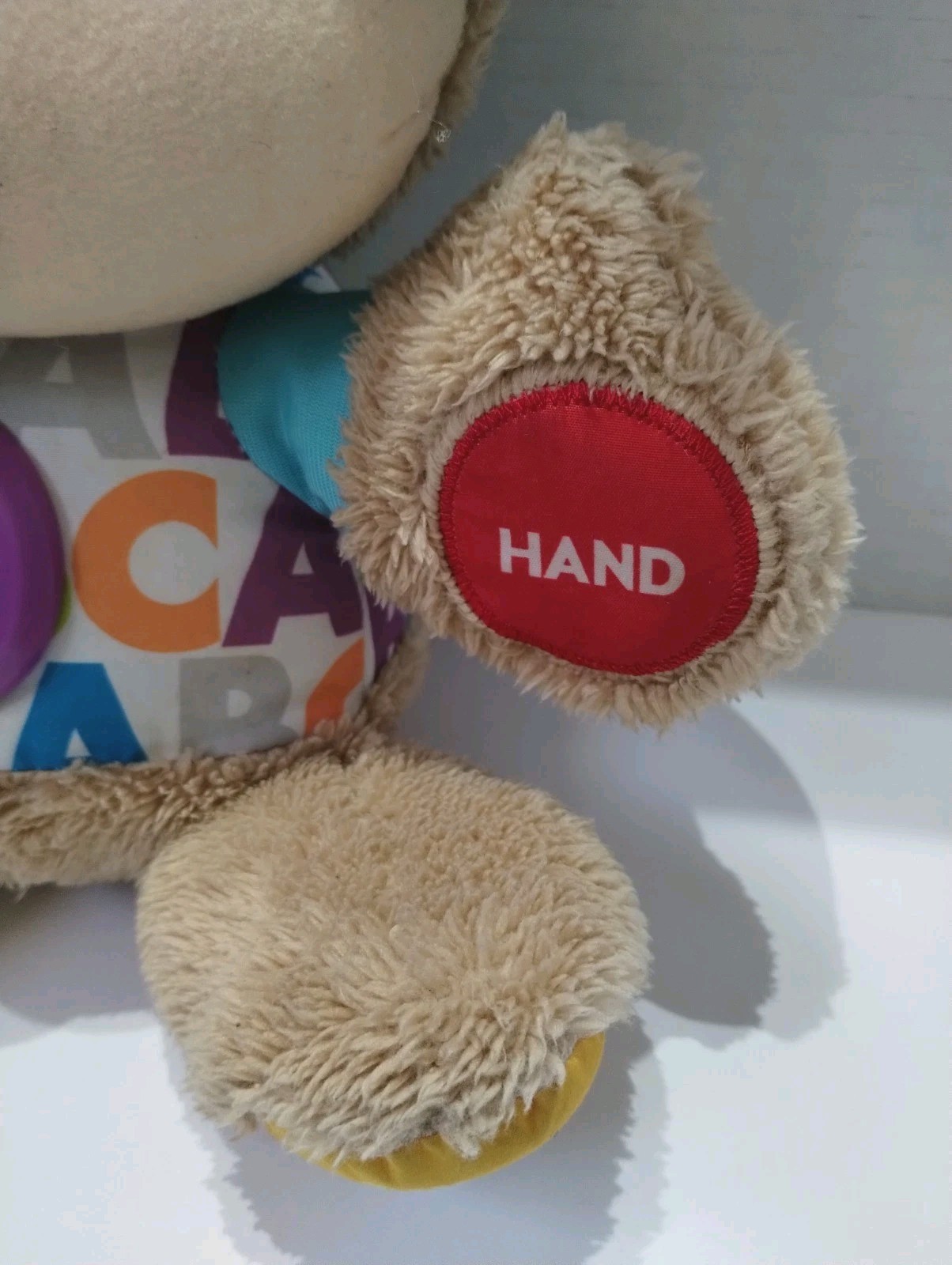 Fisher Price Smart Stages Talking Teddy Bear Interactive Plush Toy Works Sounds