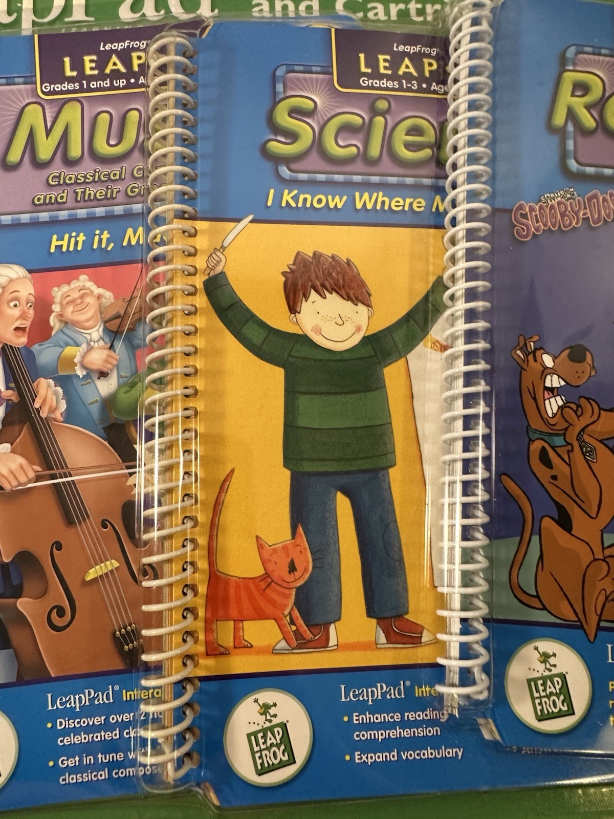 Leap Frog LeapPad 3 Interactive Books Cartridges LEAP 2 Grades 1 And Up Ages 6-8