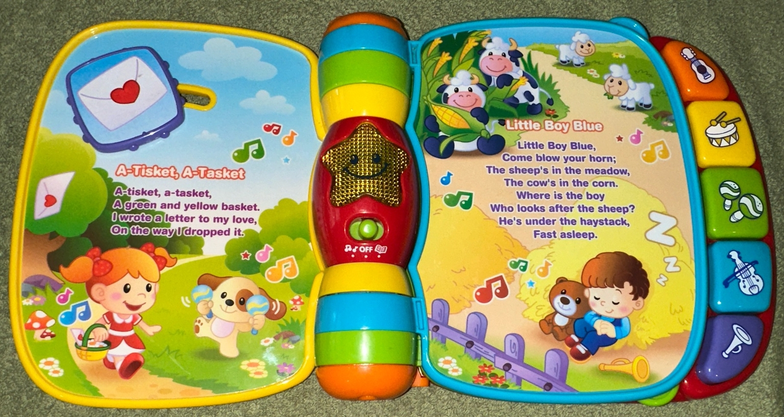 Vtech Musical Rhymes Book (Music + Songs Toys) – 6 Months to 3 Years