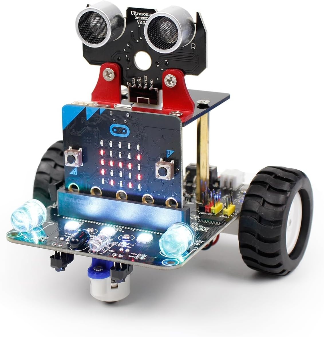 Yahboom Micro:bit STEM Robot Car Kit for Kids Coding Python Robotics DIY