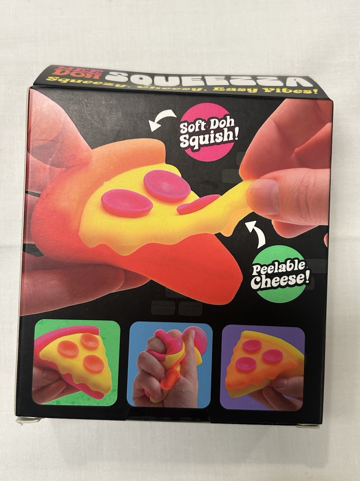 Nee Doh Authentic Squeeza Pizza Slice Peelable Squish