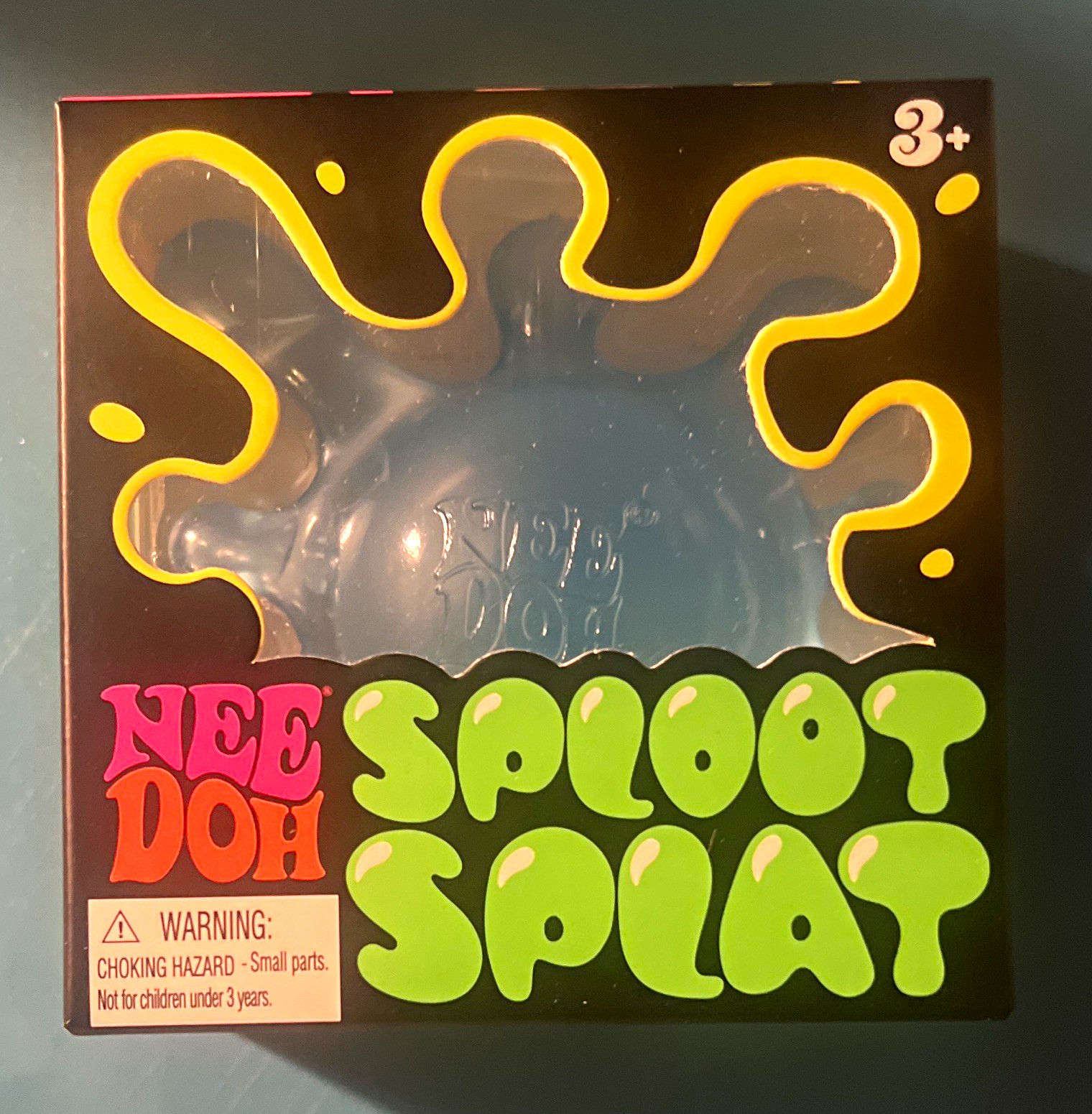 Schylling Nee Doh Sploot Splat Tactile Squeeze Toy Blue 4-7 Years 2024 26035YP