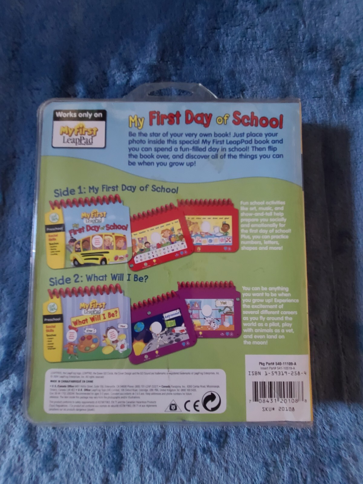 My First LeapPad: Preschool Social Skills – First Day of School Interactive Book