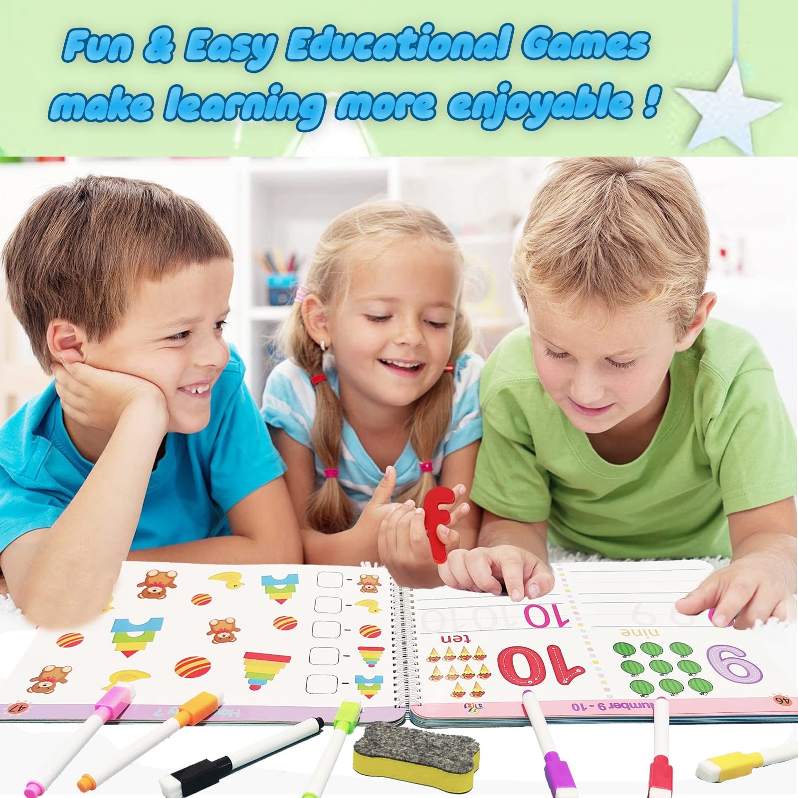 Preschool Learning Activities Educational Workbook – Toddler Prek Montessori …