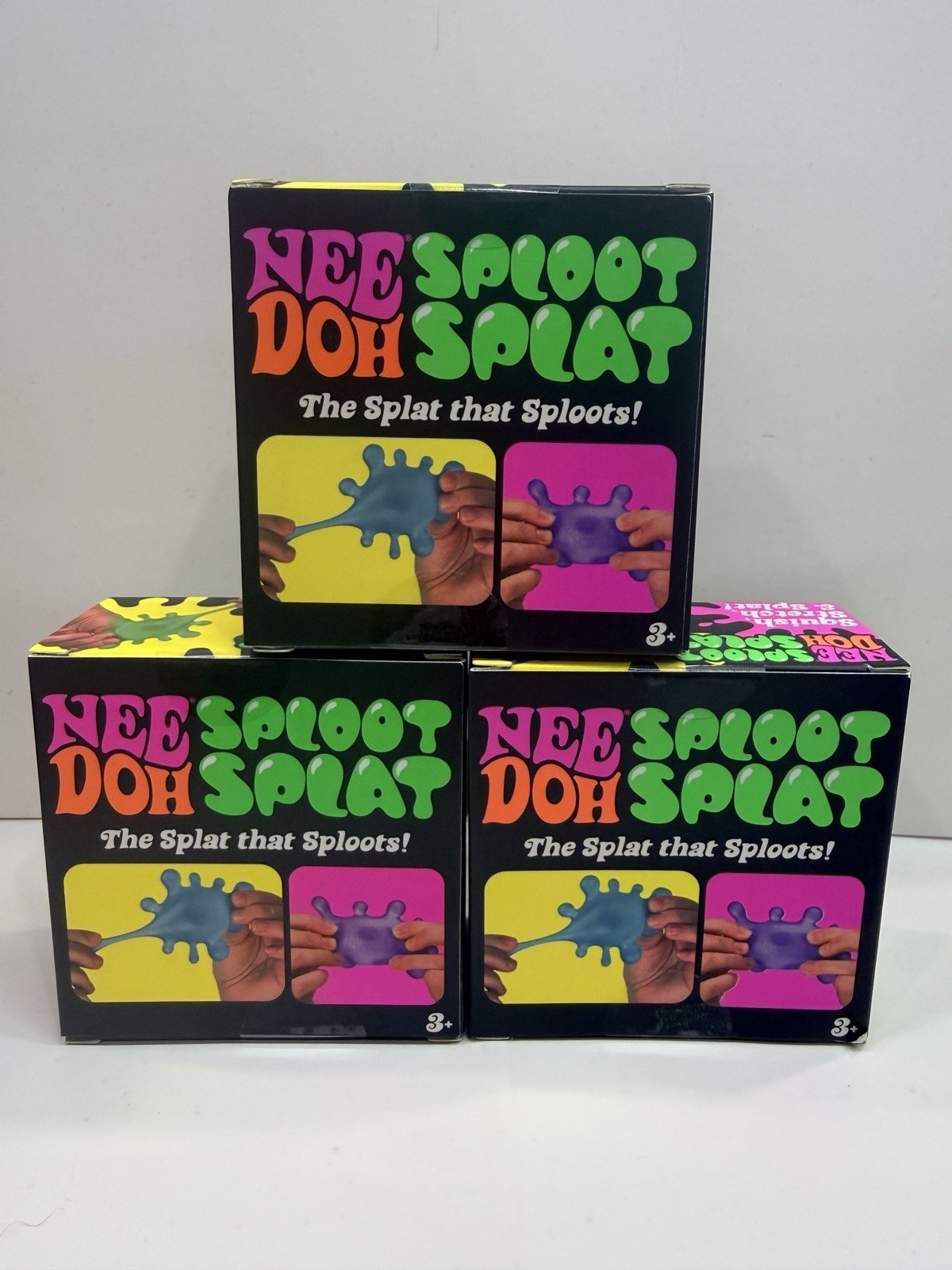 NeeDoh Sploot Splat – BLUE – New Sealed – US Seller – Fast Shipping US!