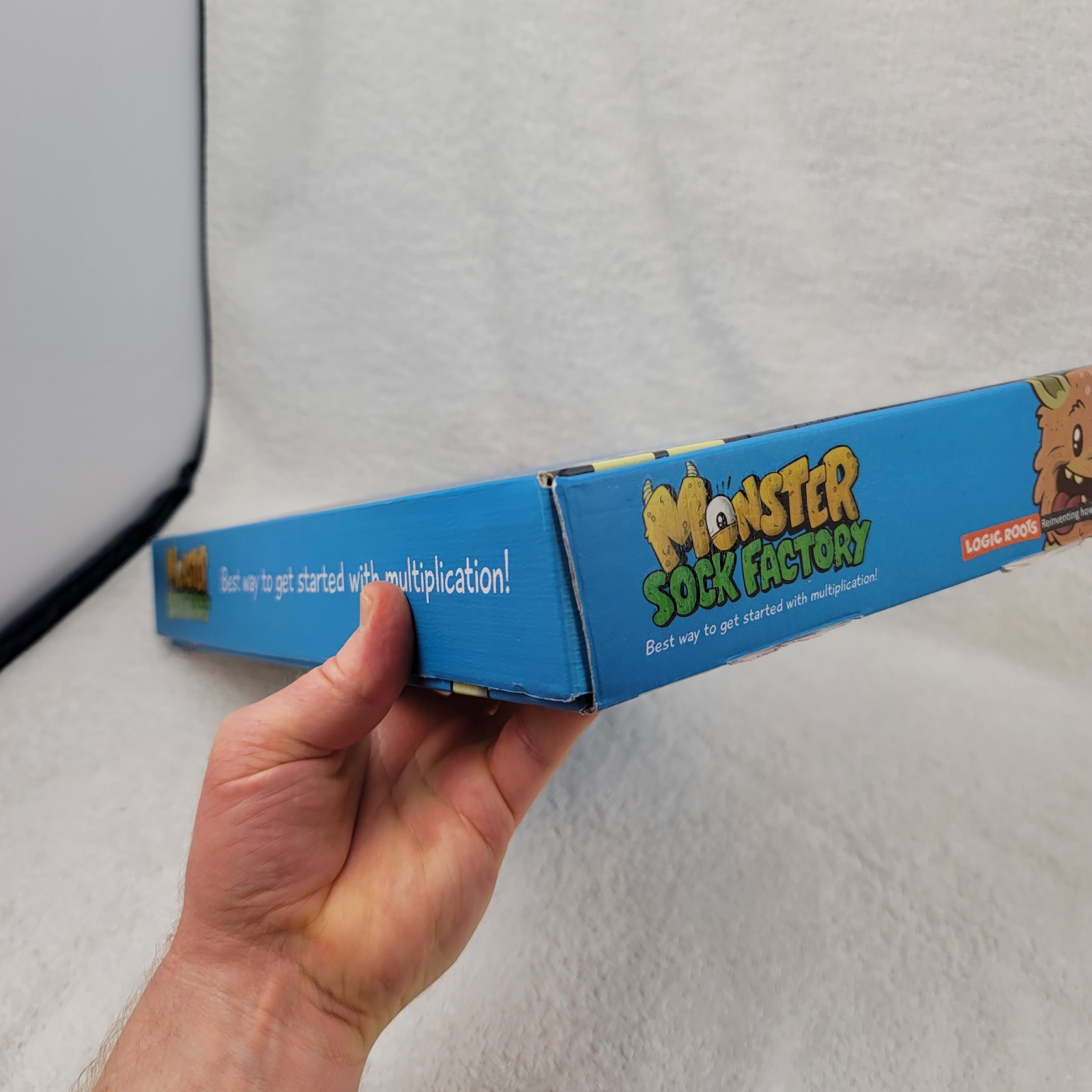 Monster Sock Factory Logic Roots Multiplication Learning Math Game Used Complete