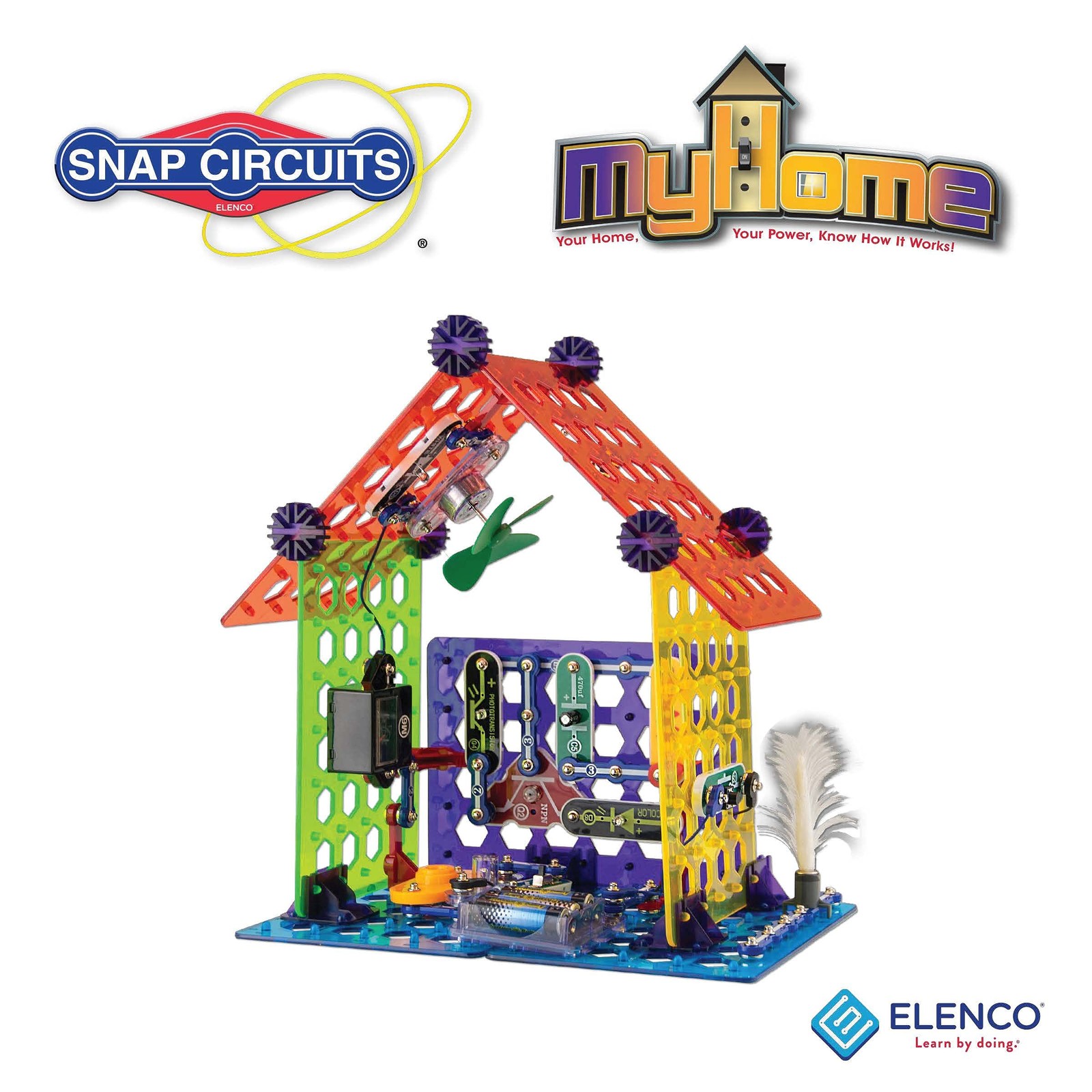 Elenco My Home Electronics Building Kit for Kids Ages 8 and Up