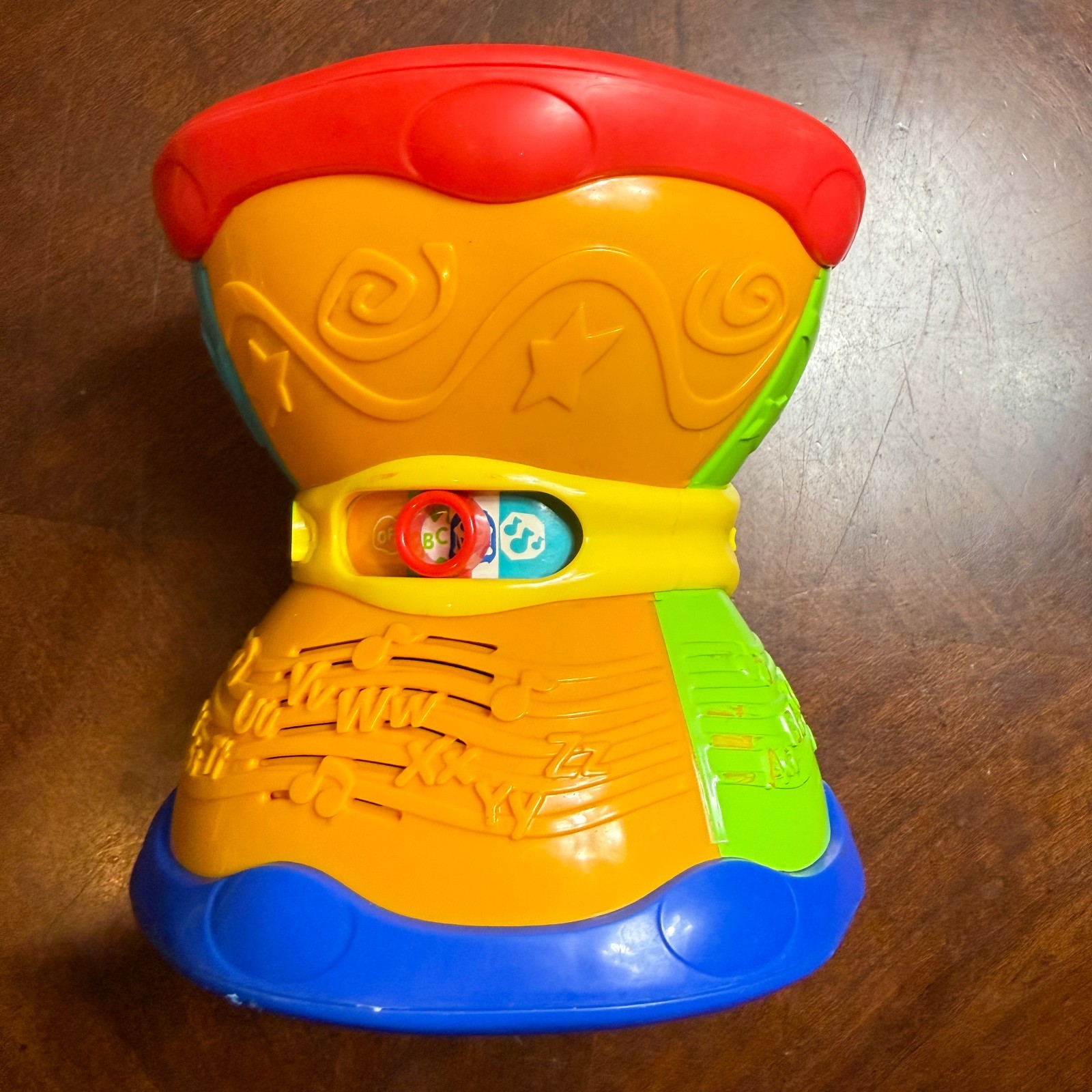 LeapFrog Learn & Groove ABC Drum English Spanish Music Sounds Lights Works
