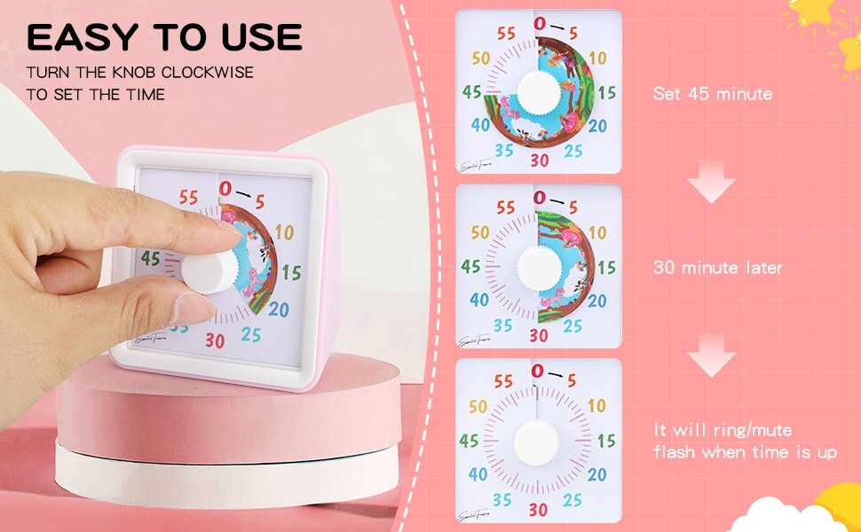 Visual Schedule for Kids & Visual Timer Reward Chart for Kids Autism Sensory Toy