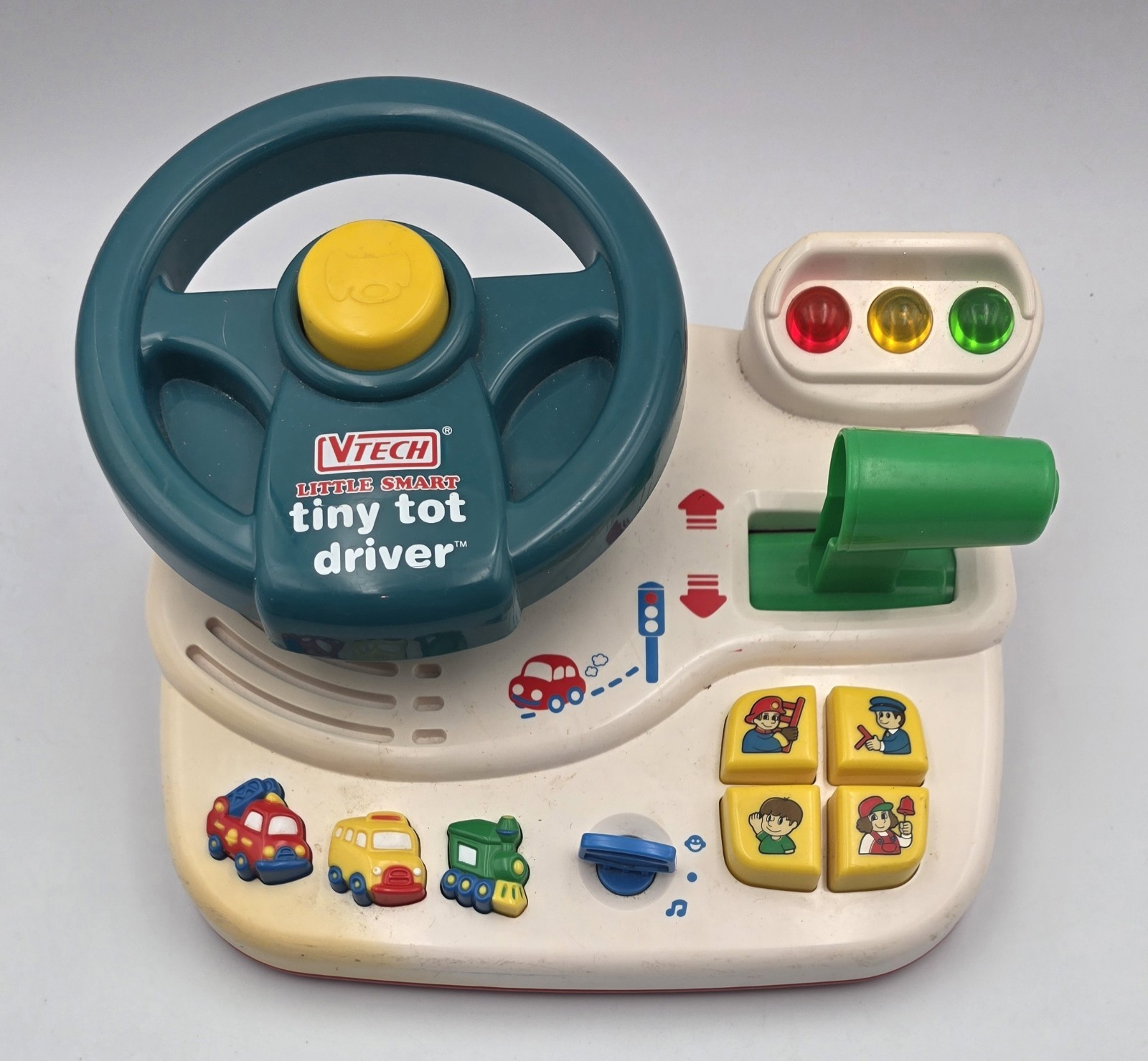 Vtg VTech Little Smart Tiny Tot Driver Interactive Educational Toy (Working)