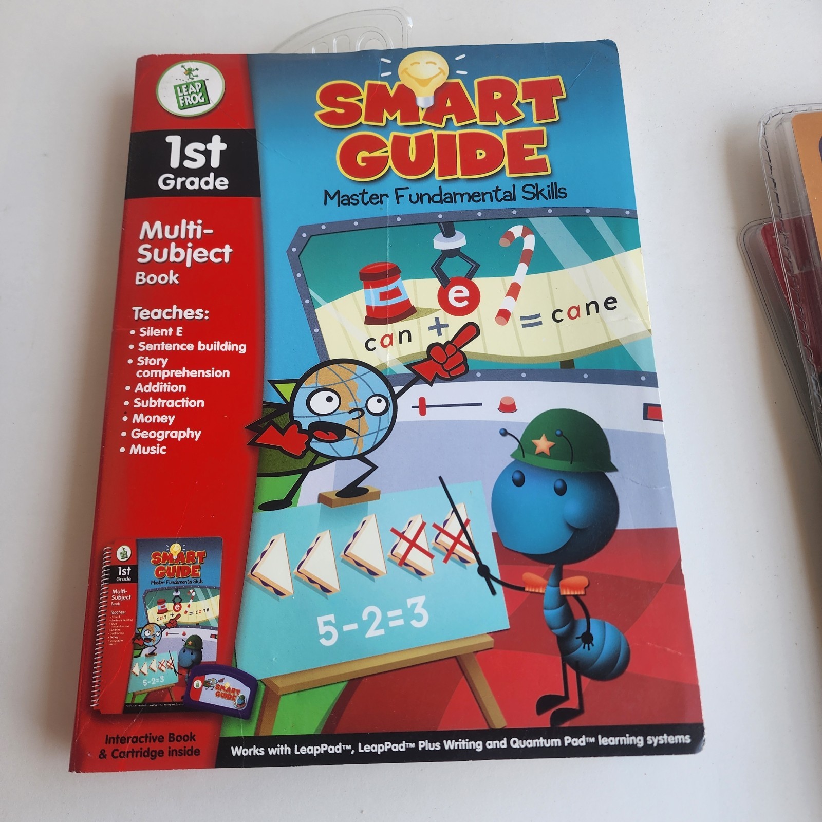 LeapFrog Leap Pad Smart Guide To First Grade Book&Cartridge Age 5-7 Fundamental
