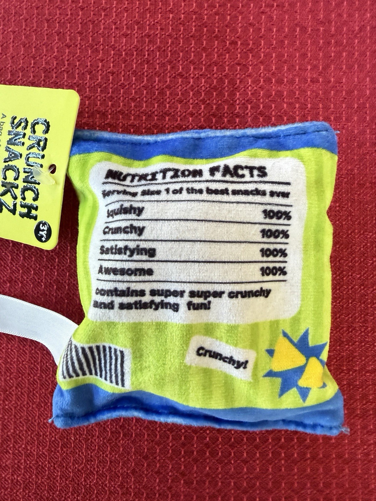 New J’adore Bag Squish Master Crunchy Snackz Sensory Toy Nacho Chips Sensory Toy