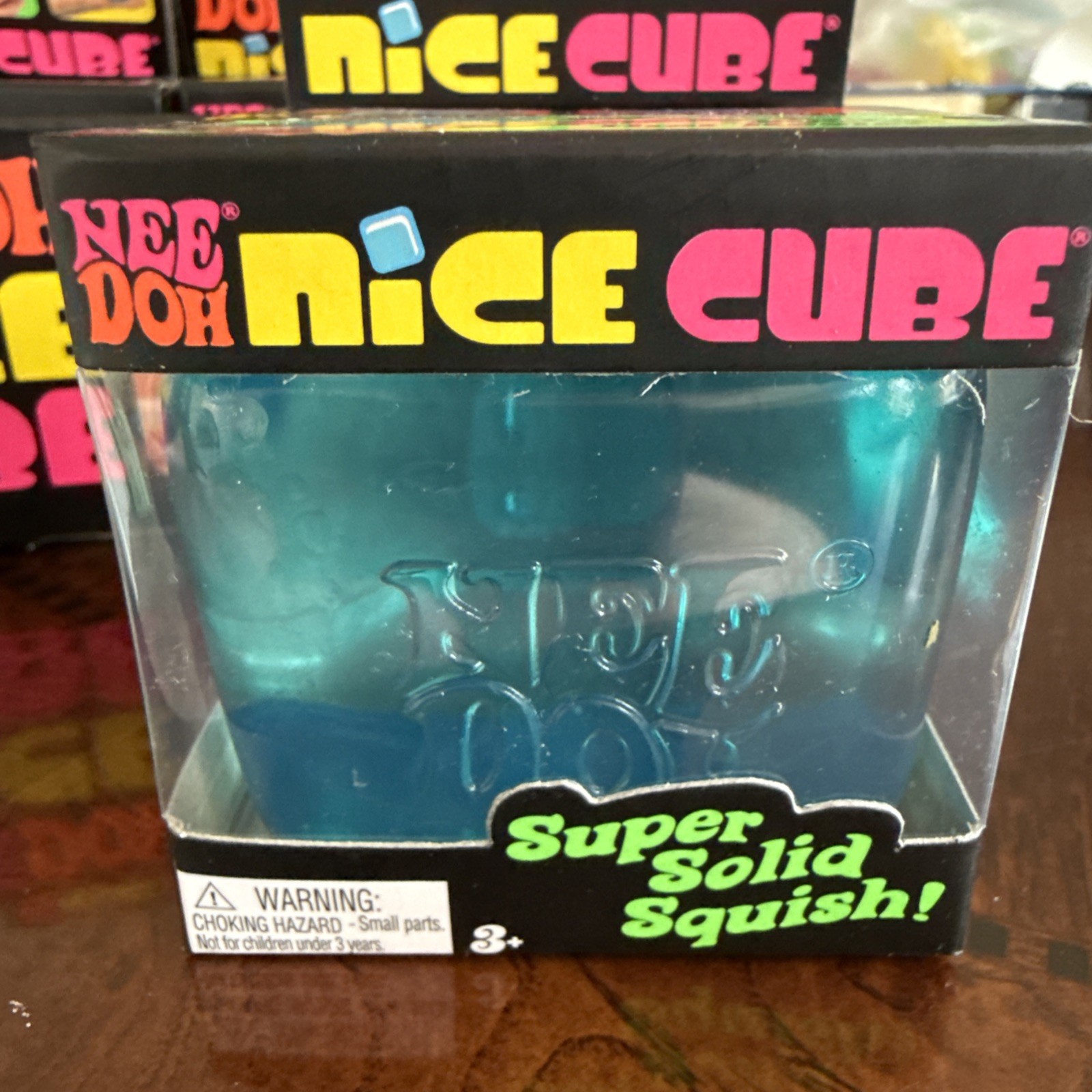 Nee Doh Nice Cube Squish Toy Blue | SEALED | Fast Shipping |