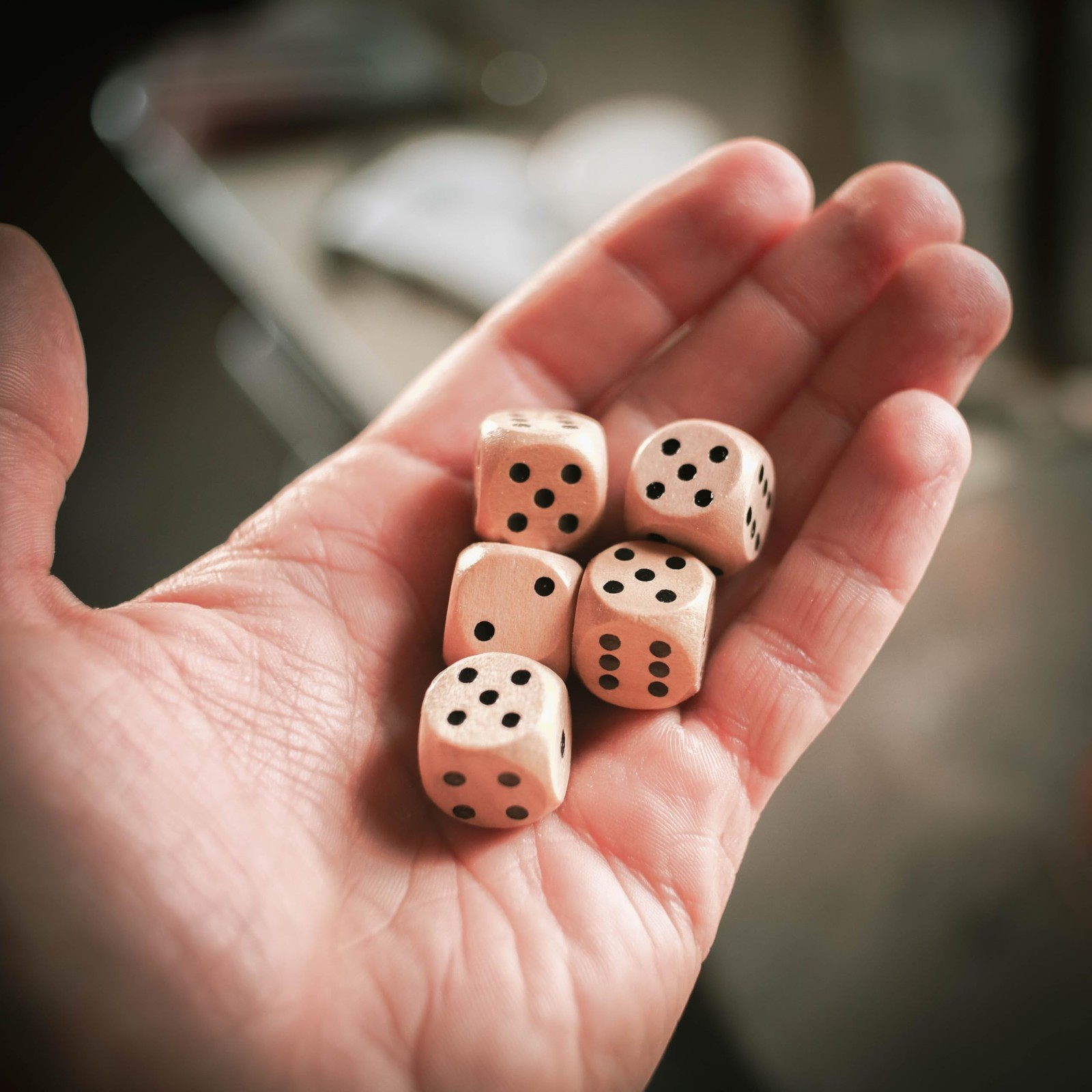 10 Pack Wooden Dice Set – Standard 16mm 6 Sided – Perfect for Board Games and…