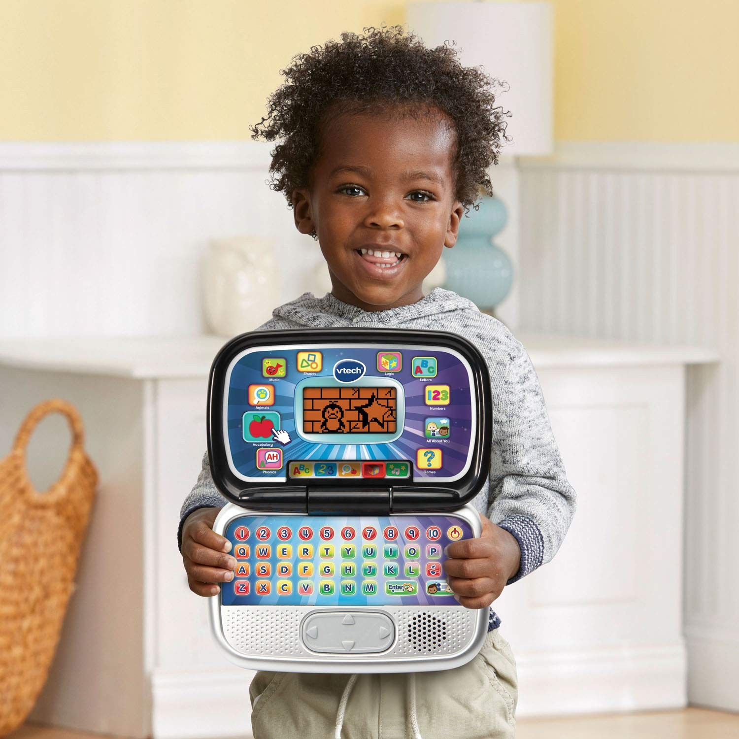 VTech Play Smart Preschool Laptop, Black 9.3″ x 2.2″ x 6.2″,