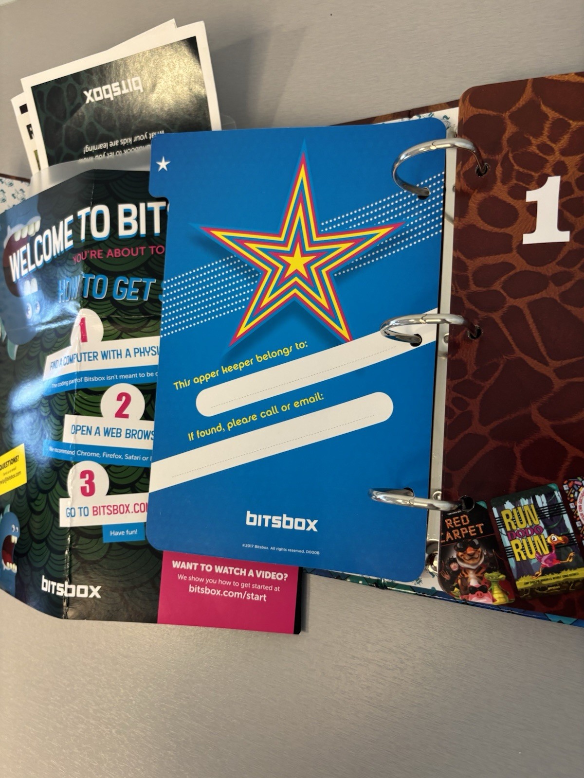 Bitsbox Coding Kit Volume 1 Electronic Learning System with Guides and App Cards