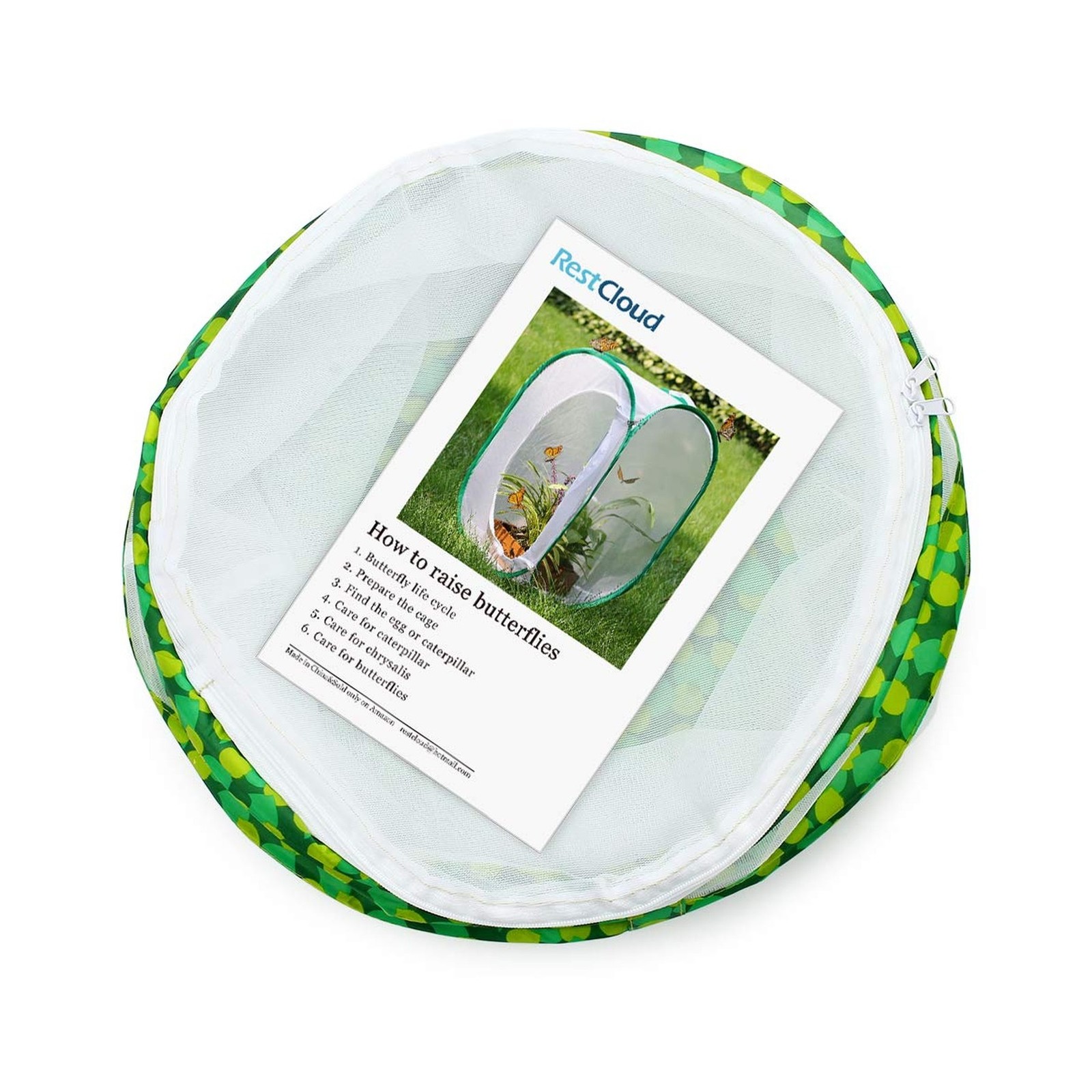 RESTCLOUD Insect and Butterfly Habitat Cage Terrarium Pop-up 12… USA FAST SHIP