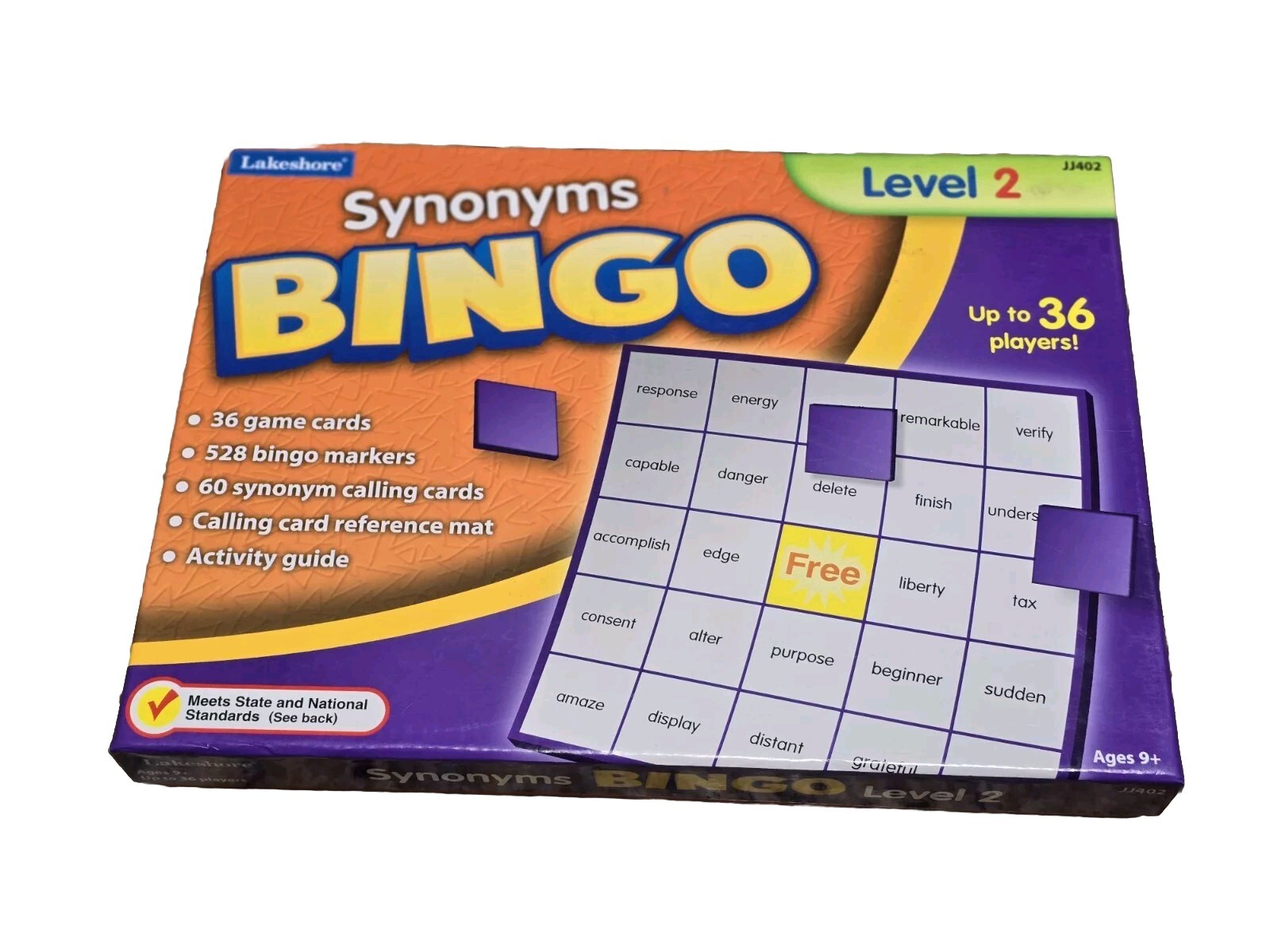 Lot 4-Lakeshore Bingo Prefixes Suffixes Synonyms Antonyms Fractions Age 10 & Up