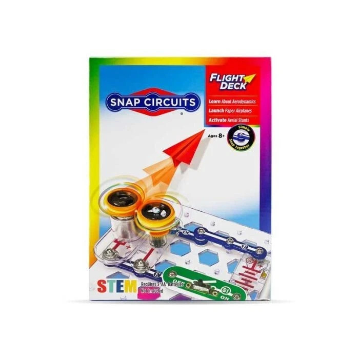 SNAP CIRCUITS SCFLTKIT – 5-in-1 STEM TOY- AIRPLANES /FLYING SAUCERS – WE EXPORT