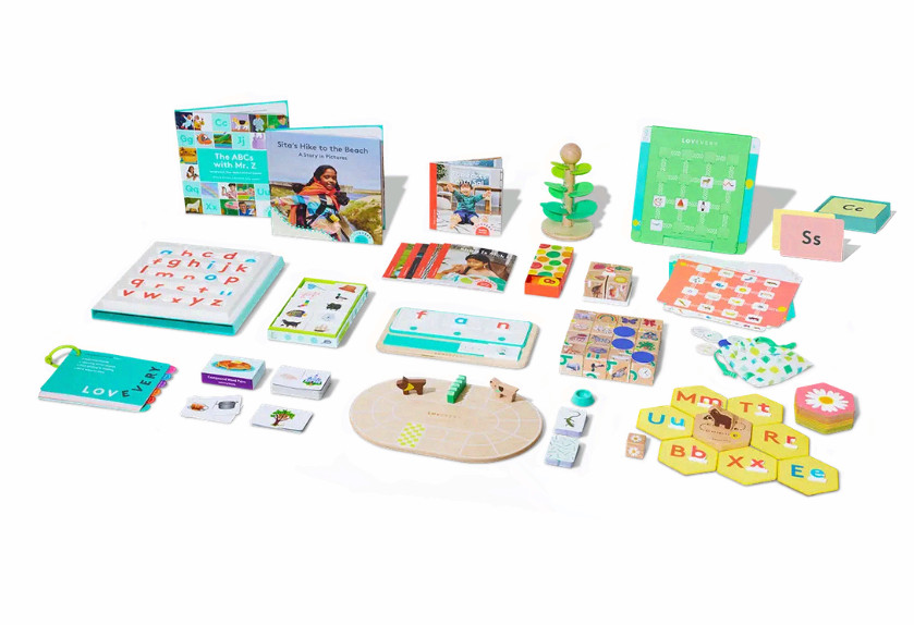 Lovevery Reading Skill Set Part 1 Sounds to Reading Phonics Learning Kit