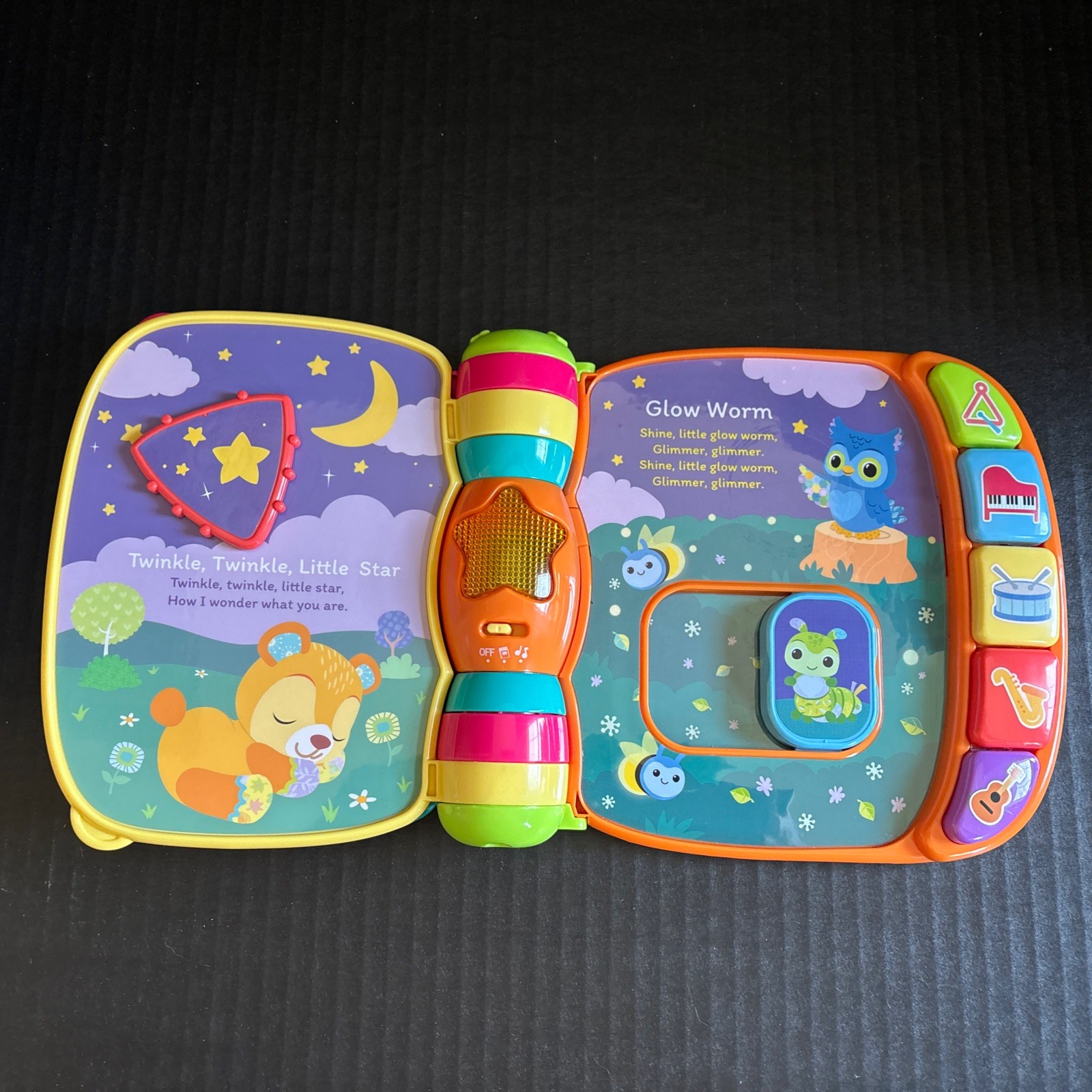 VTECH ANIMAL RHYMES MUSIC BOOK-3-24 Mo-INTERACTIVE EDUCATIONAL TOY
