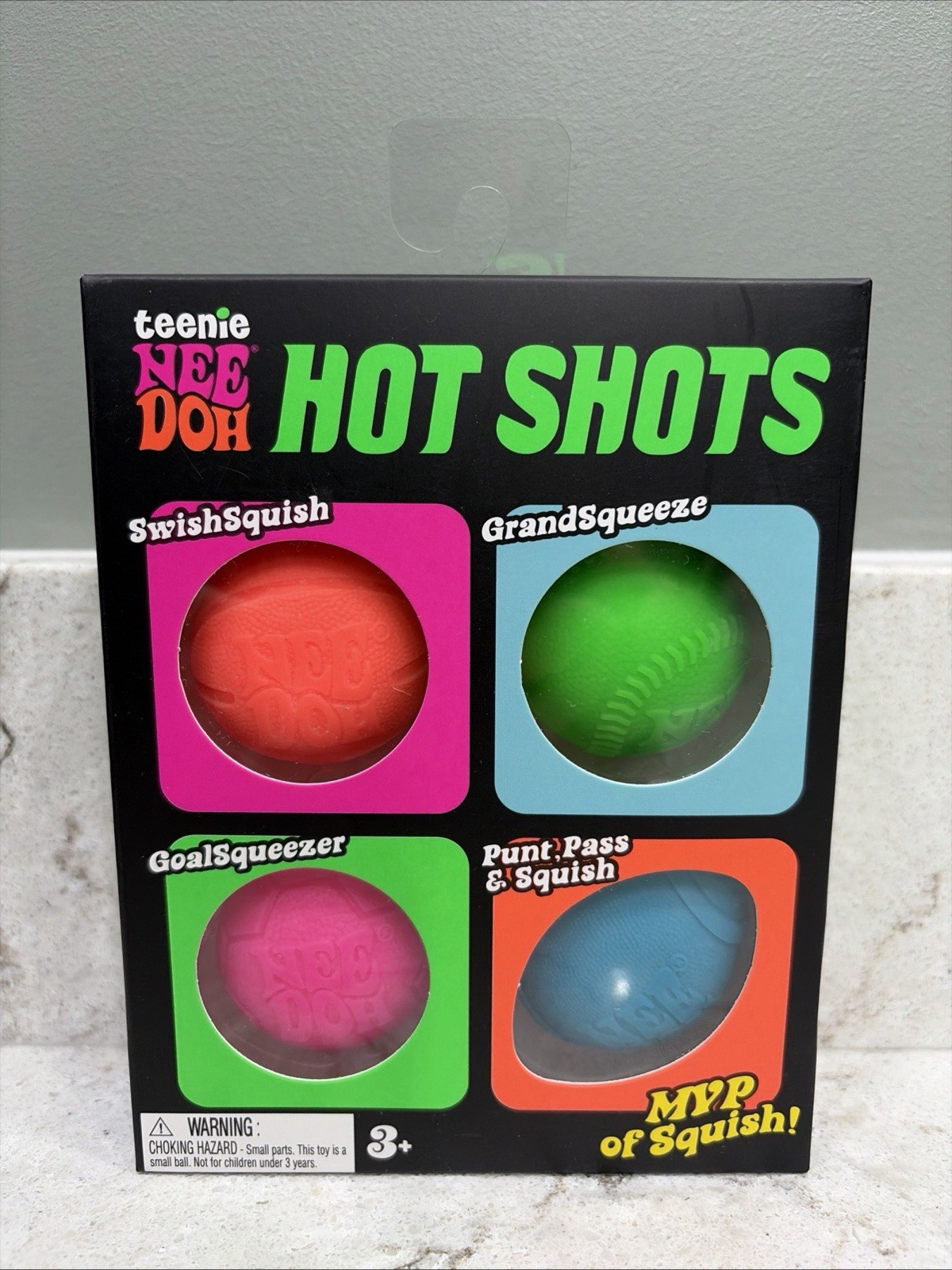 NeeDoh Teenie Hot Shots 4 Pack