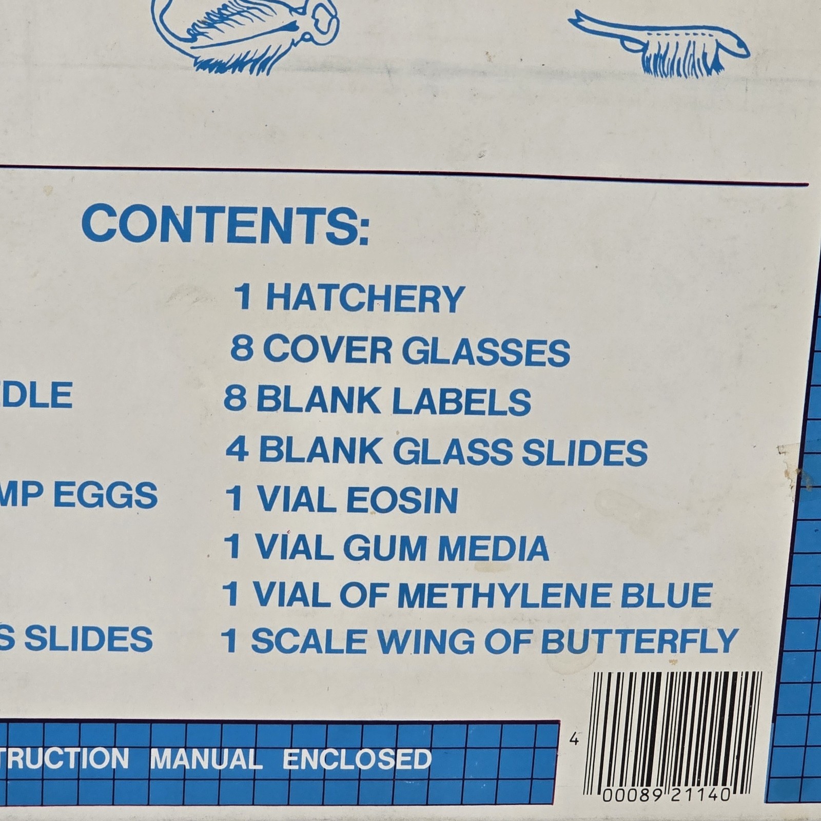 VTG 1987 Edu Science Slide Making Kit 34 Pc. Toys R US