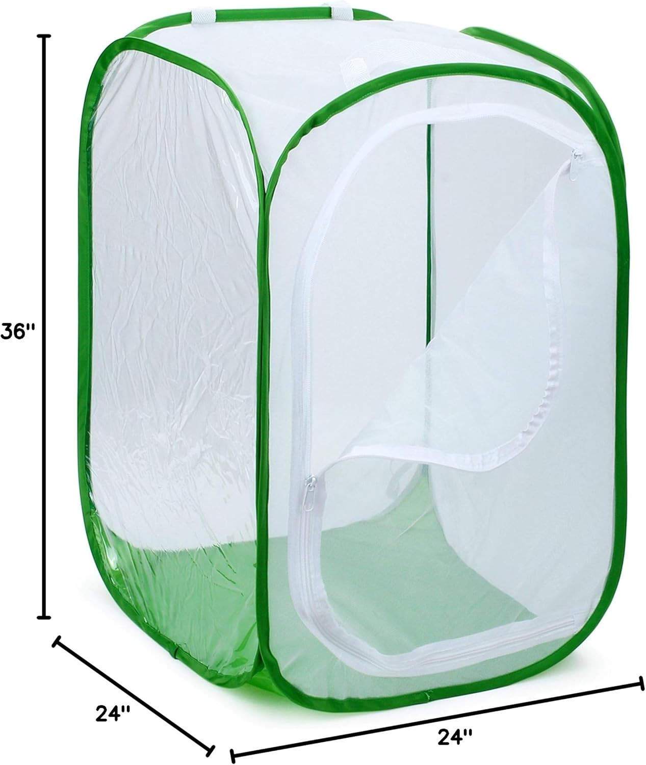 36″ Large Monarch Butterfly Habitat, Giant Collapsible Insect Mesh Cage Terrariu