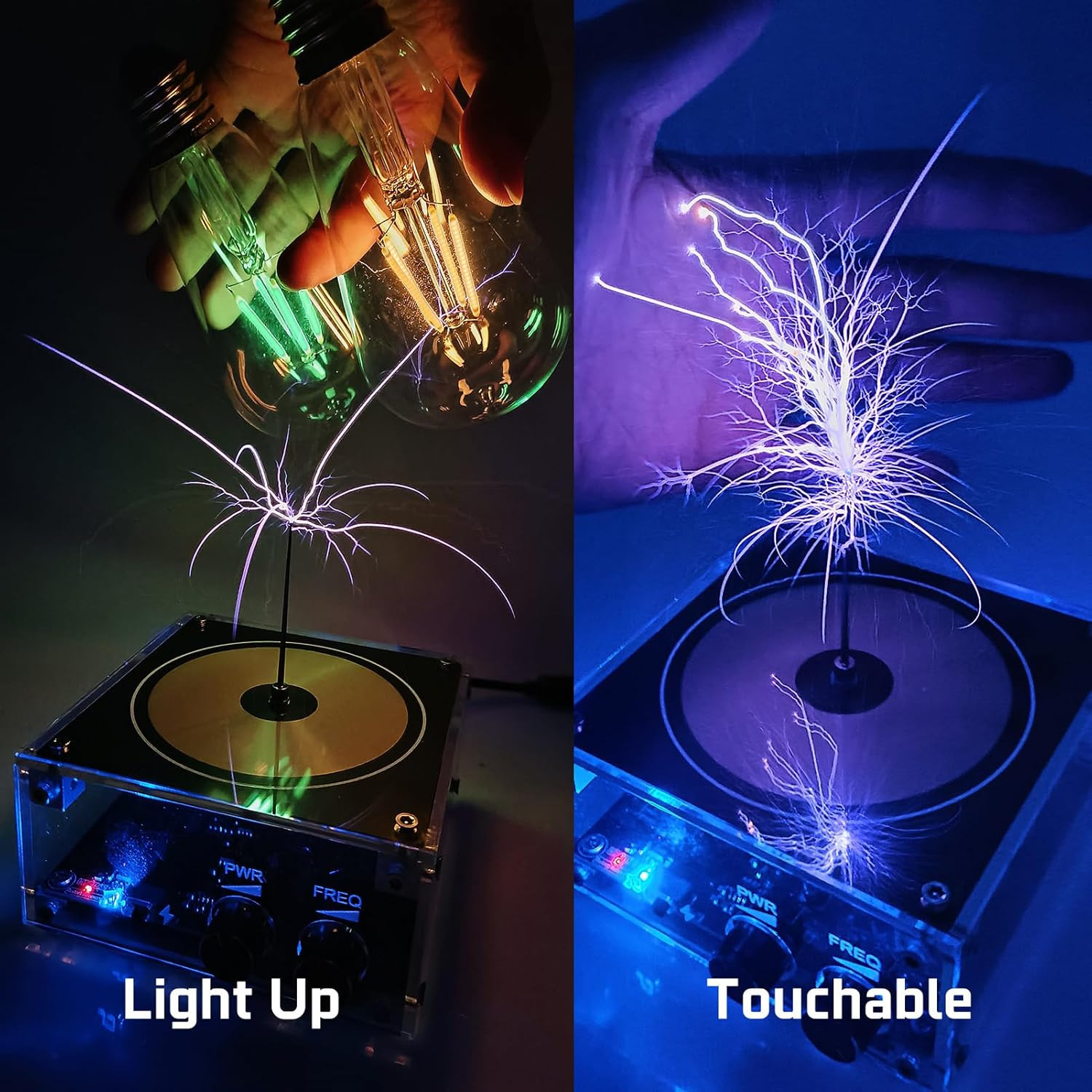 Tesla Coil Musical Speaker Plasma Storm Cool Desktop Gadgets Electric Toys Bobin