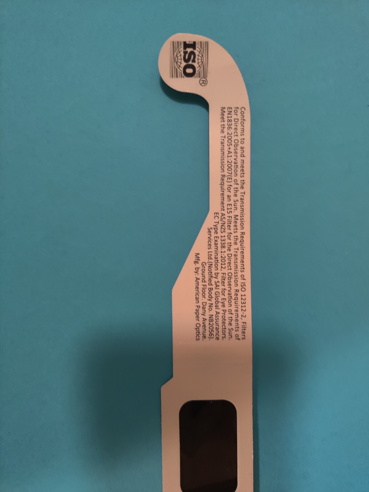 ISO Certified Solar Eclipse Glasses – Five Pack!