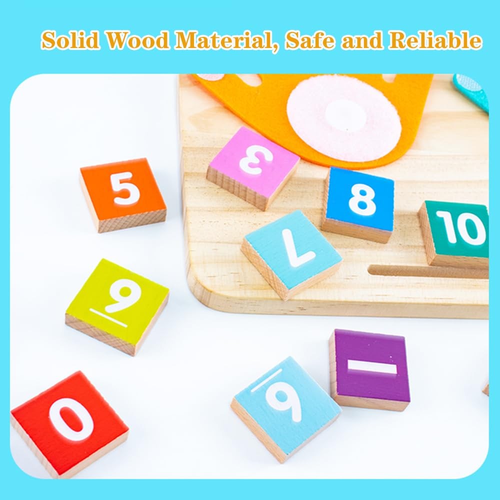 Montessori Toys for 3 4 5 Year Old,Preschool Red, Orange, Yellow, Green
