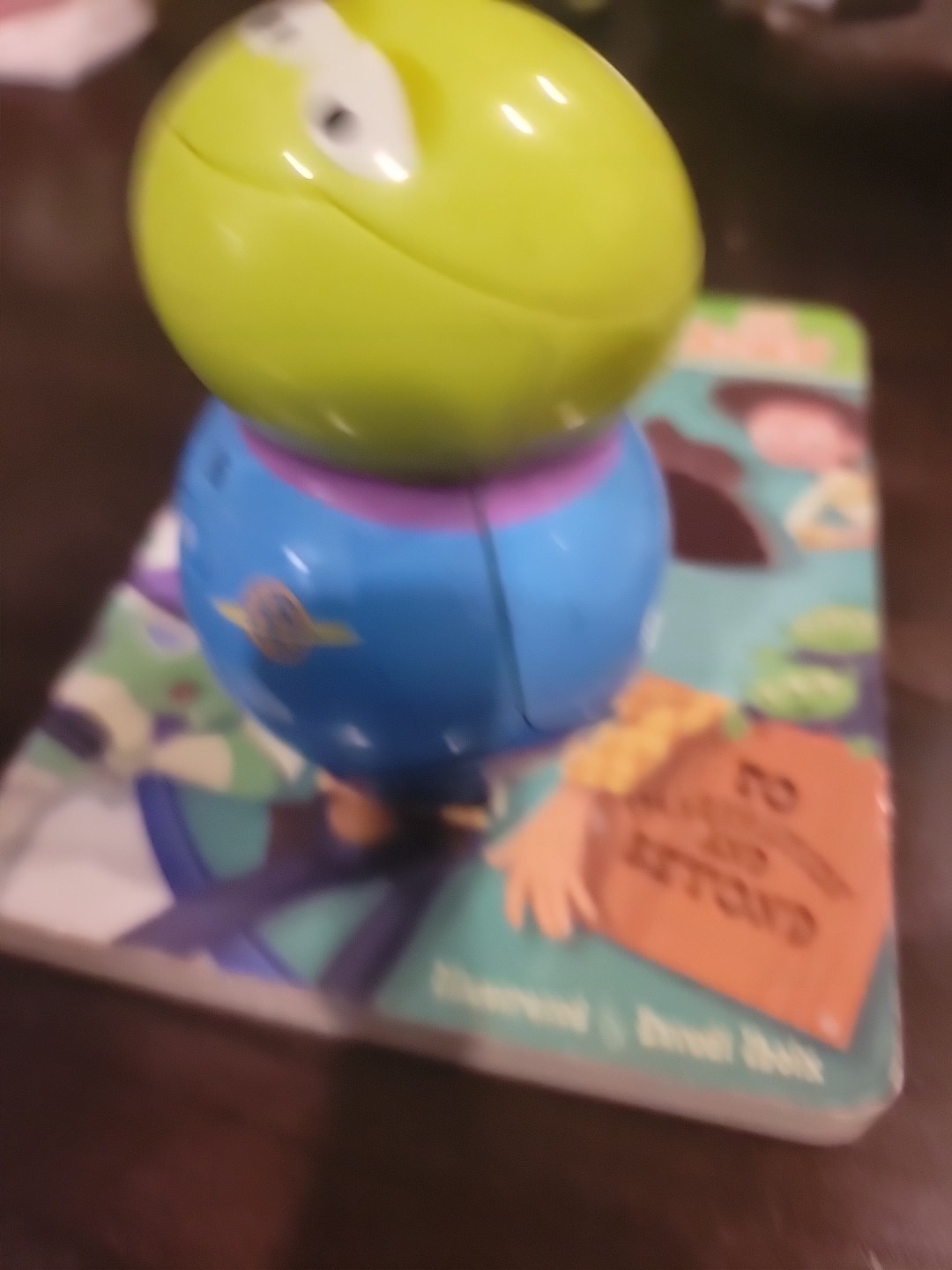 LeapFrog TOY STORY 3 Tag Junior Talking Reader Figure HTF & Toy Story 3 Book