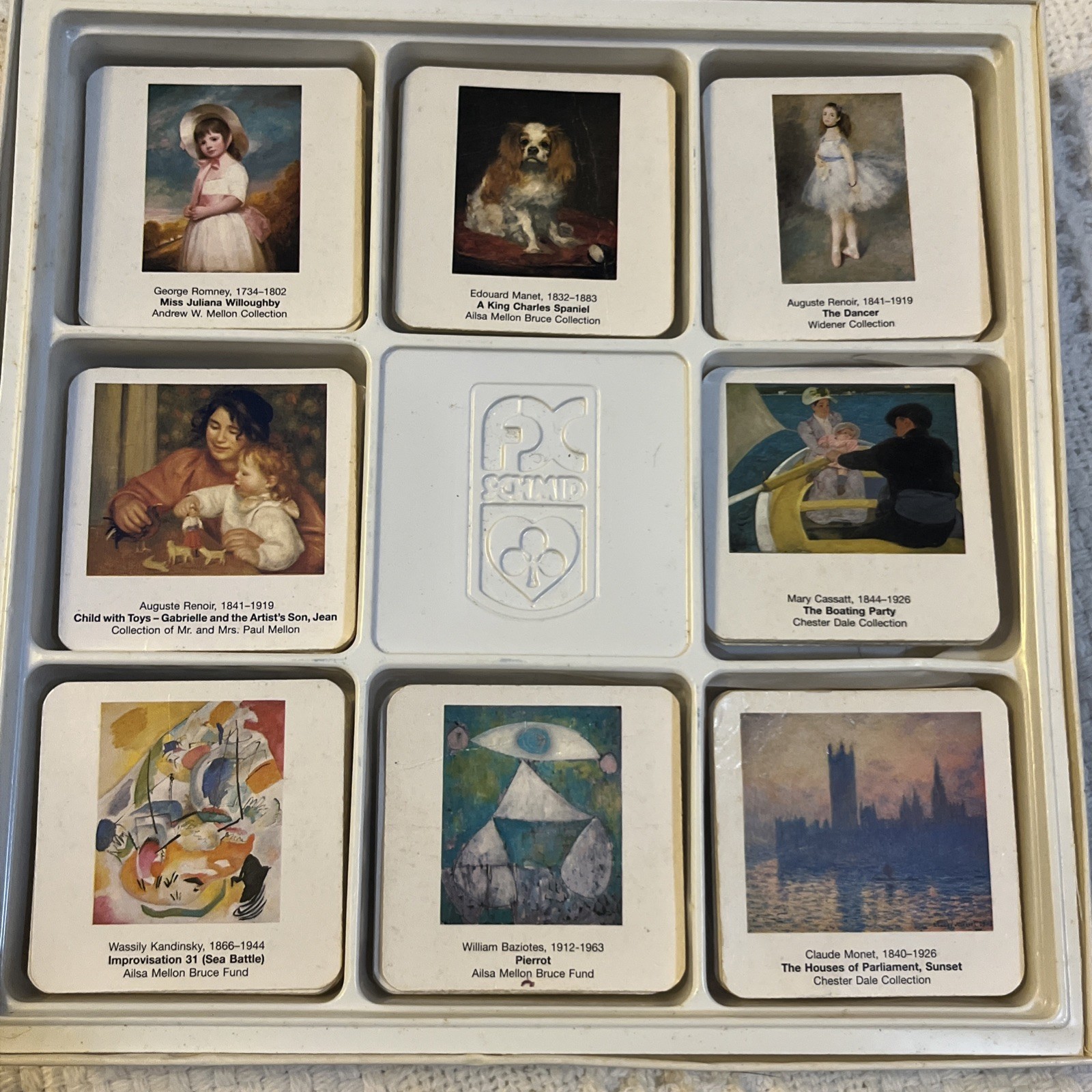 Art Lotto Memory Matching Game National Gallery of Art Washington Complete 1990