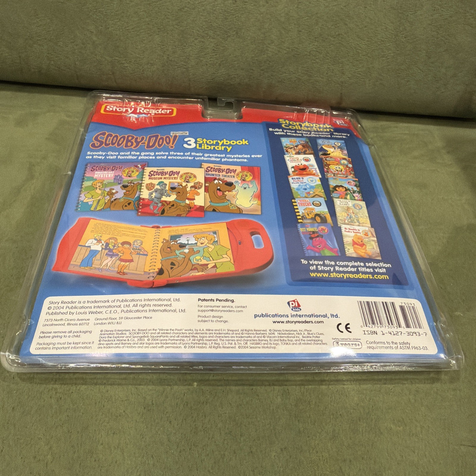 Story Reader Scooby-Doo 3 New Interactive Read Aloud Storybooks Out Of Print