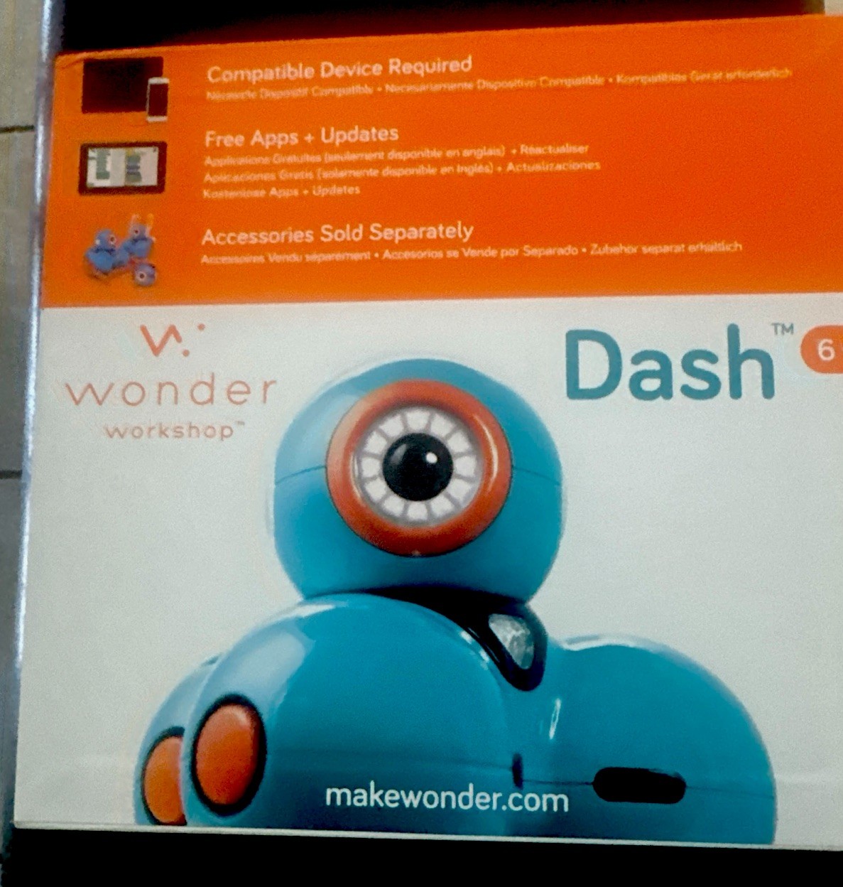 Wonder Workshop Dash Coding Robot W/Accessory Pack, Launcher, Cards READ LISTING