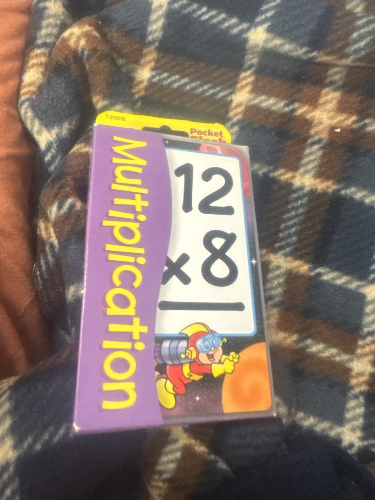TREND Multiplication 0-12 Pocket Flash Cards Learn Teach Practice Improve USED